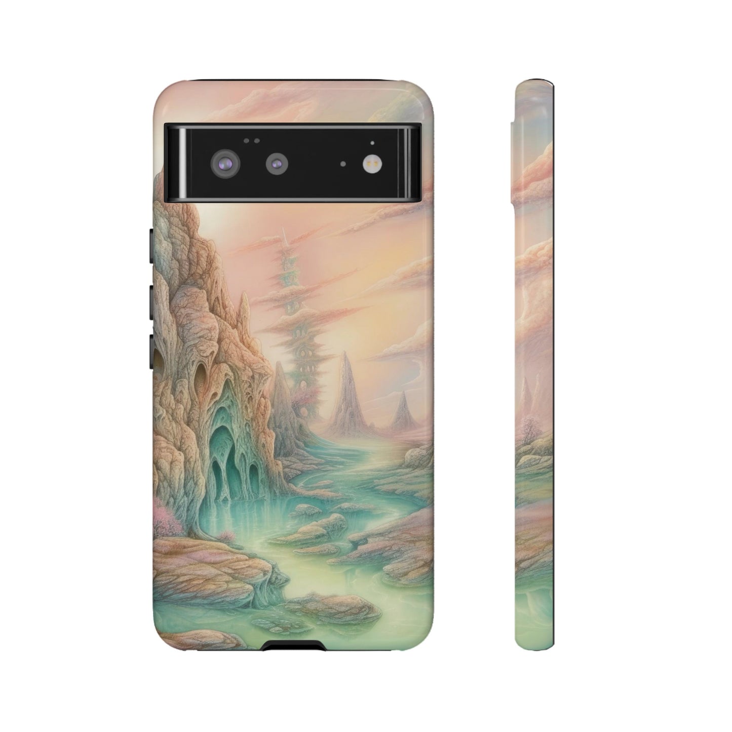 Caves Sci-Fi Wallpaper Phone Case | iPhone 15 Plus/ Pro, 14, 13, 12| Google Pixel 7, Pro, 5| Samsung Galaxy S23 All Major Phone Models