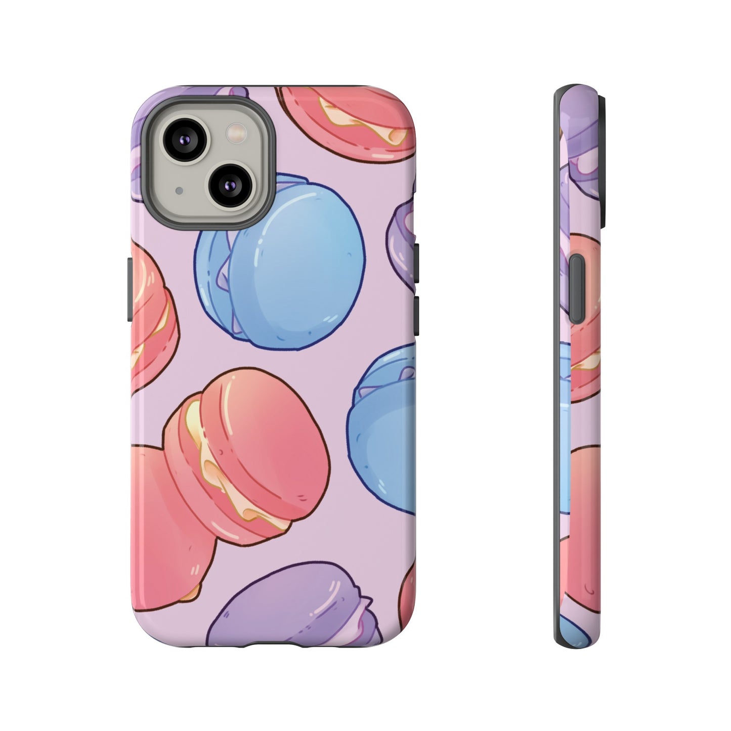 Macaron Wallpaper Phone Case | iPhone 15 Plus/ Pro, 14, 13, 12| Google Pixel 7, Pro, 5| Samsung Galaxy S23 All Major Phone Models