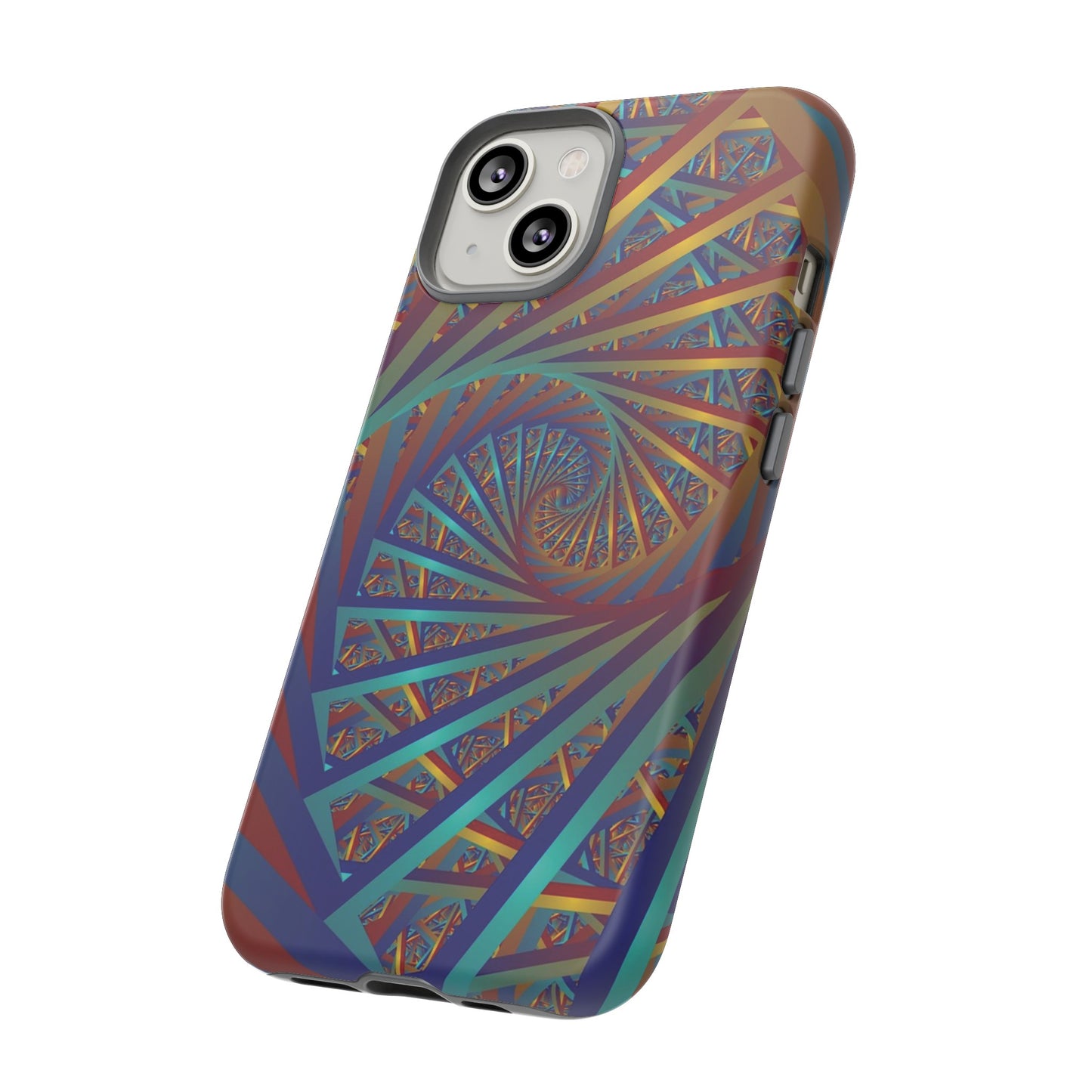 Colourful Spiral Wallpaper Phone Case | iPhone 15 Plus/ Pro, 14, 13, 12| Google Pixel 7, Pro, 5| Samsung Galaxy S23 All Major Phone Models