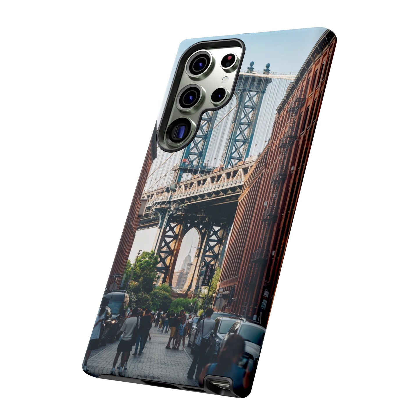 Stunning Brooklyn Bridge Wallpaper Phone Case | iPhone 15 Plus/ Pro, 14, 13, 12| Google Pixel 7, Pro, 5| Samsung Galaxy S23 All Major Phone Models