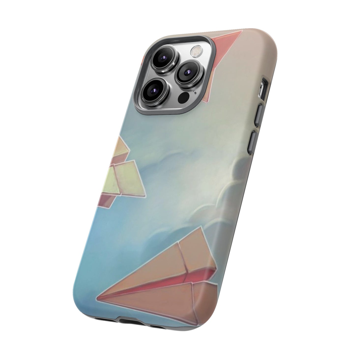 Paper Plane Wallpaper Phone Case | iPhone 15 Plus/ Pro, 14, 13, 12| Google Pixel 7, Pro, 5| Samsung Galaxy S23 All Major Phone Models