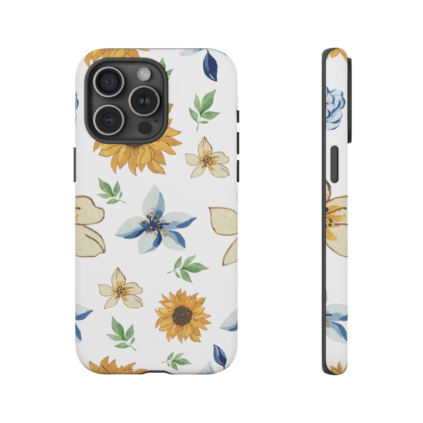 Beautiful Watercolour Flower Wallpaper Phone Case | iPhone 15 Plus/ Pro, 14, 13, 12| Google Pixel 7, Pro, 5| Samsung Galaxy S23 All Major Phone Models