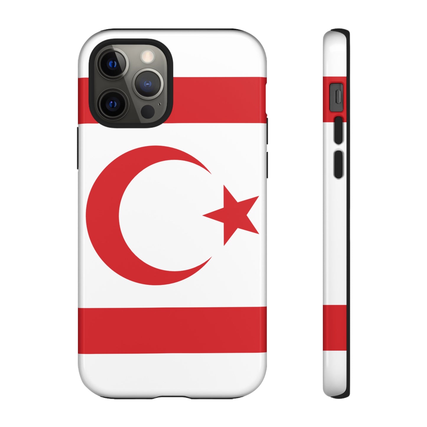 Northern Cyprus Flag Phone Case | iPhone 15 Plus/ Pro, 14, 13, 12| Google Pixel 7, Pro, 5| Samsung Galaxy S23 All Major Phone Models