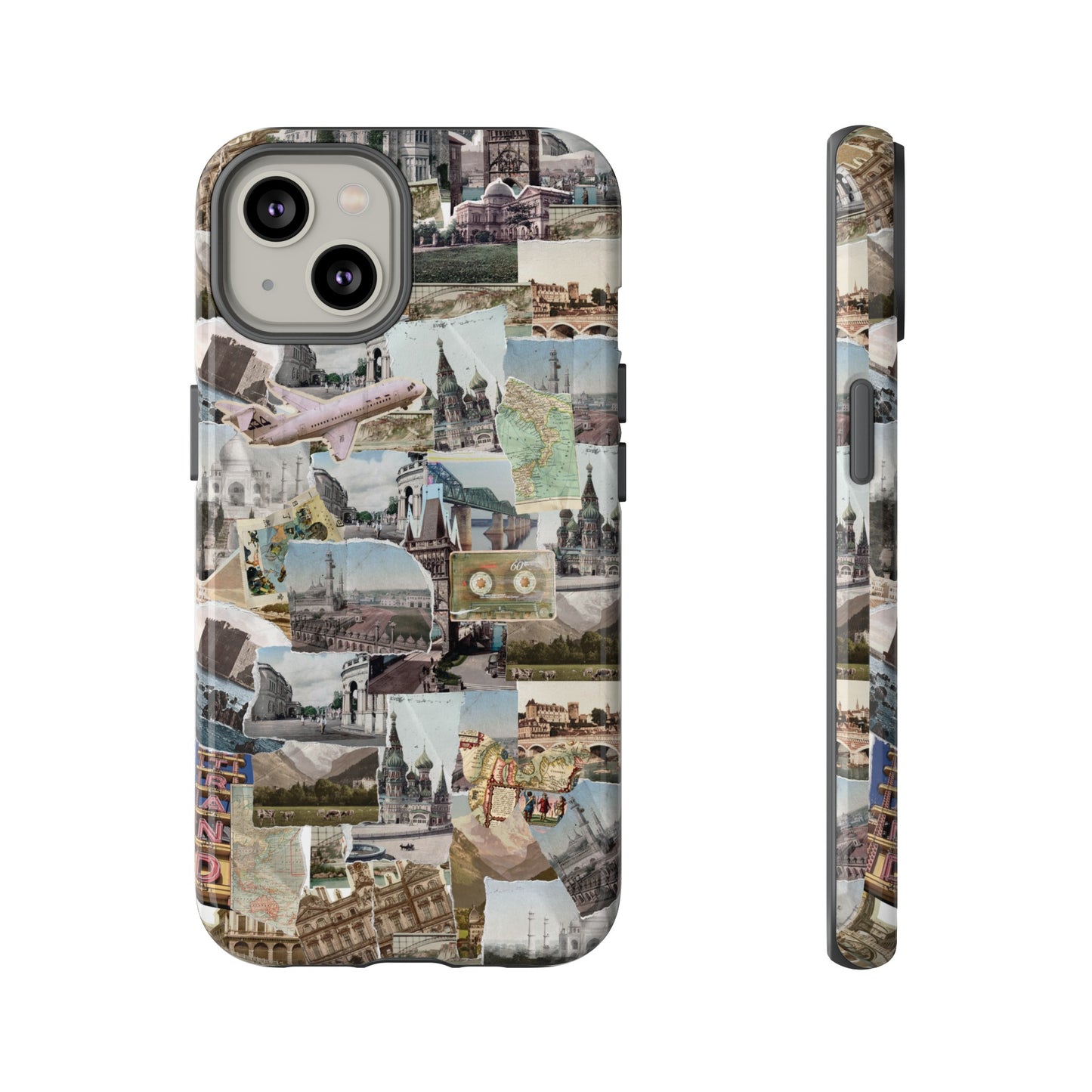 Travel Collage Wallpaper Phone Case | iPhone 15 Plus/ Pro, 14, 13, 12| Google Pixel 7, Pro, 5| Samsung Galaxy S23 All Major Phone Models