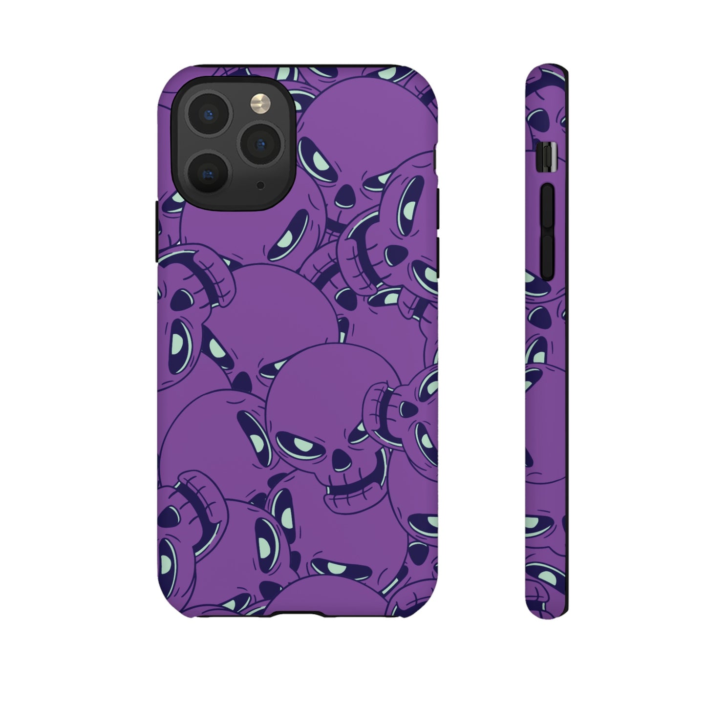 Glowing Skulls Wallpaper Phone Case | iPhone 15 Plus/ Pro, 14, 13, 12| Google Pixel 7, Pro, 5| Samsung Galaxy S23 All Major Phone Models