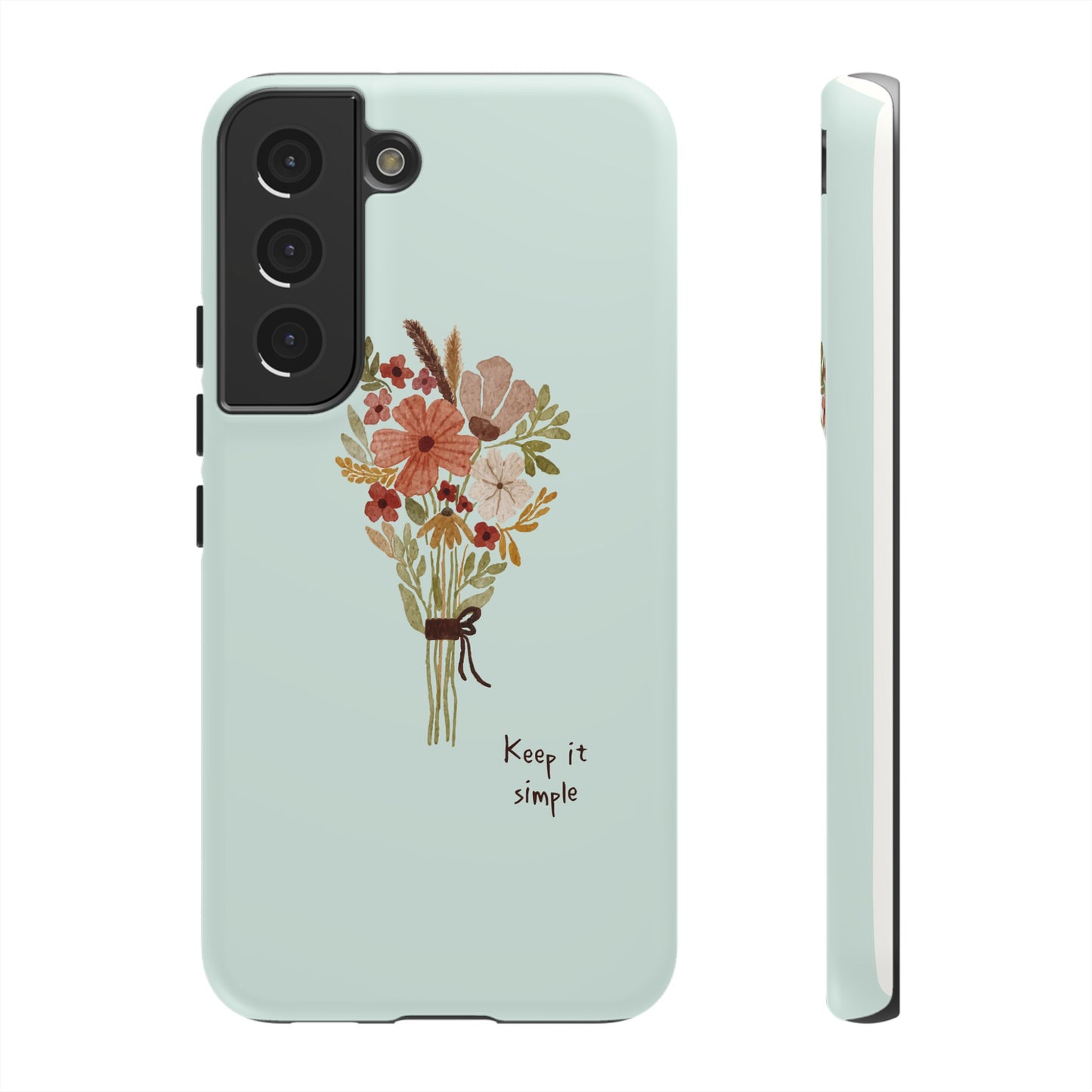 Keep It Simple Wallpaper Phone Case | iPhone 15 Plus/ Pro, 14, 13, 12| Google Pixel 7, Pro, 5| Samsung Galaxy S23 All Major Phone Models