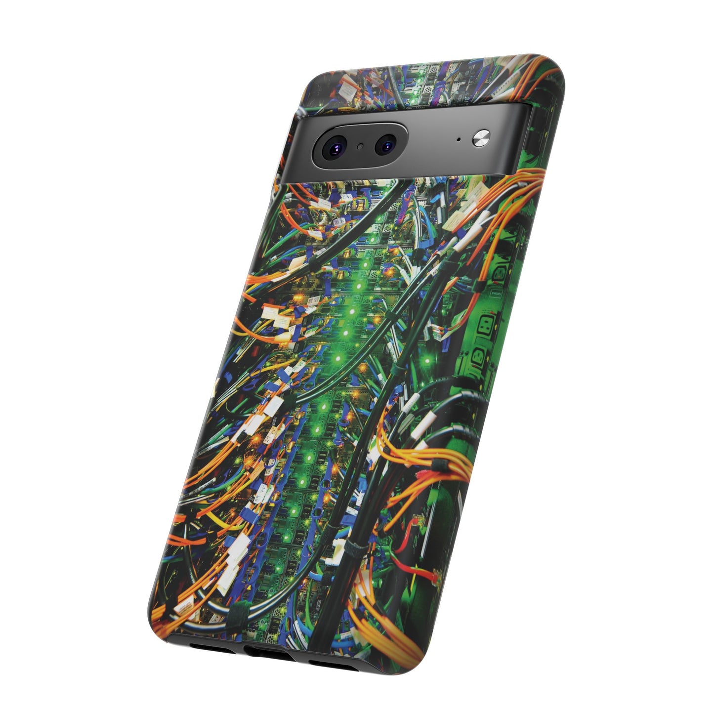 Green Computer Circuitboard Wallpaper Phone Case | iPhone 15 Plus/ Pro, 14, 13, 12| Google Pixel 7, Pro, 5| Samsung Galaxy S23 All Major Phone Models