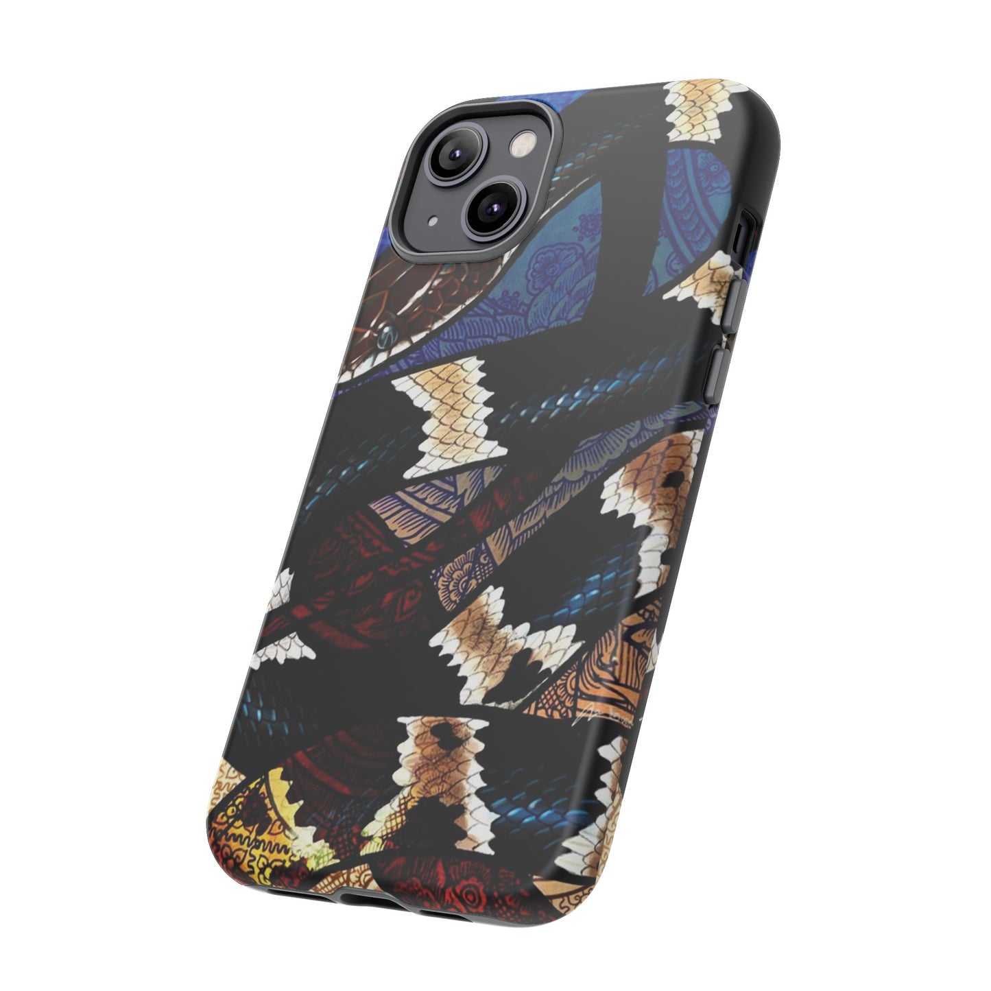 Snake Wallpaper Phone Case | iPhone 15 Plus/ Pro, 14, 13, 12| Google Pixel 7, Pro, 5| Samsung Galaxy S23 All Major Phone Models