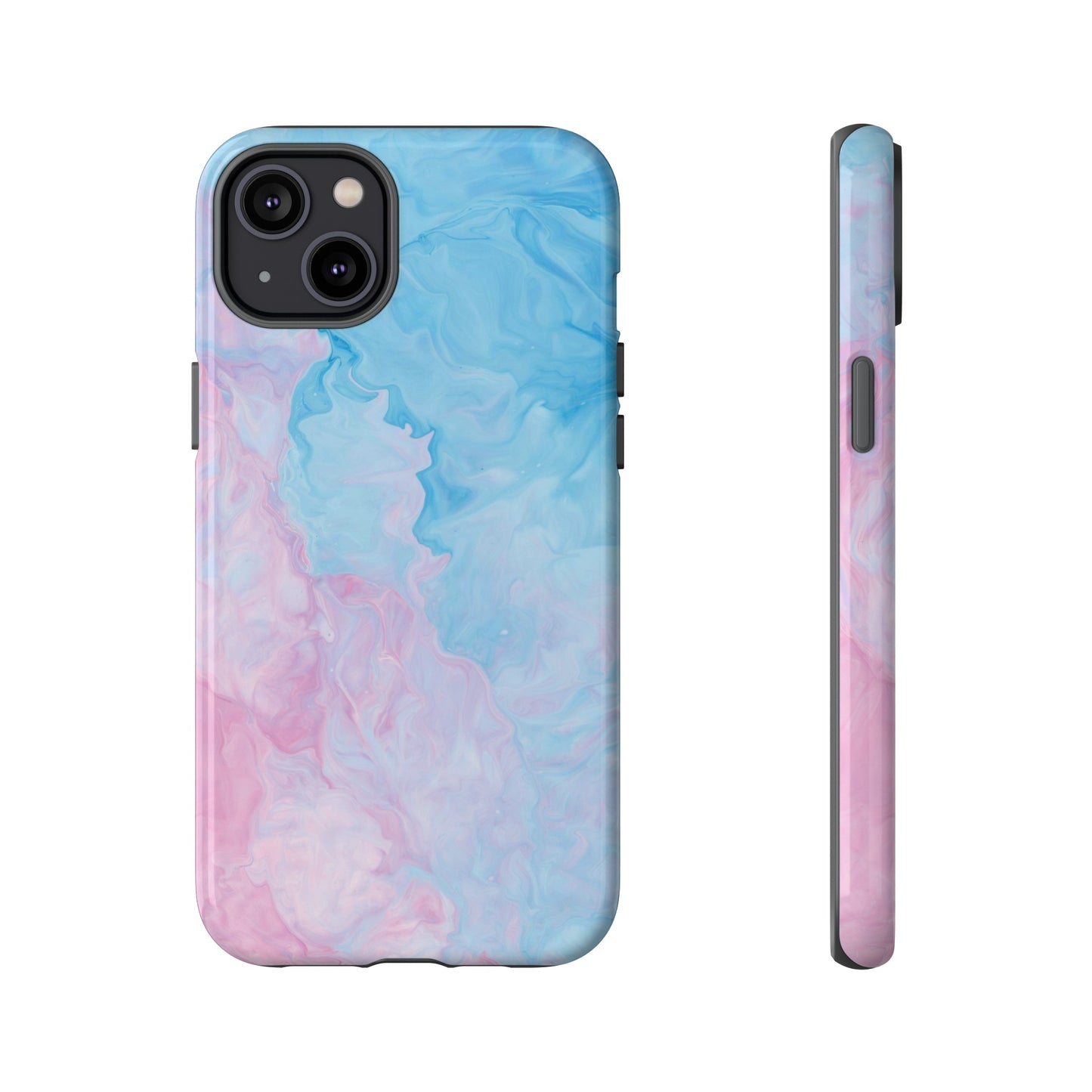 Splash of Blue & Pink Wallpaper Phone Case |iPhone 15 Plus/ Pro, 14, 13, 12|Google Pixel 7, Pro, 5|Samsung Galaxy S23 All Major Phone Models