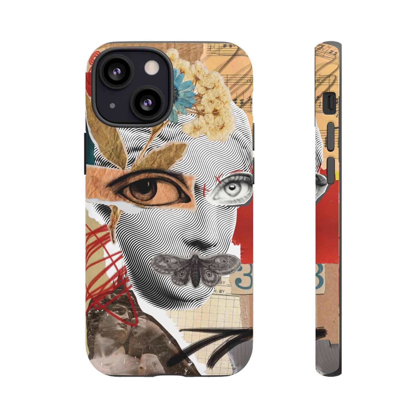 Woman Collage Wallpaper Phone Case | iPhone 15 Plus/ Pro, 14, 13, 12| Google Pixel 7, Pro, 5| Samsung Galaxy S23 All Major Phone Models