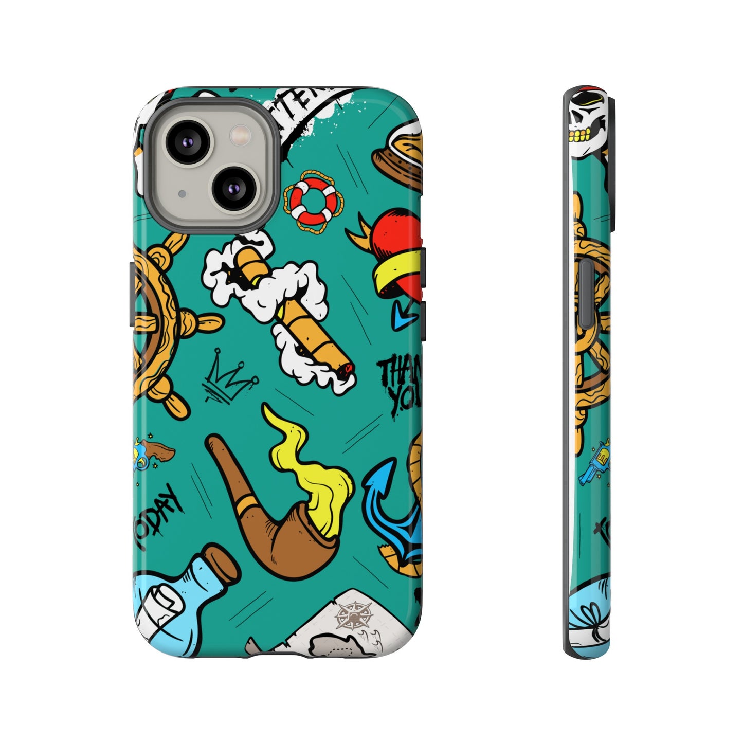 Pirate Wallpaper Phone Case | iPhone 15 Plus/ Pro, 14, 13, 12| Google Pixel 7, Pro, 5| Samsung Galaxy S23 All Major Phone Models