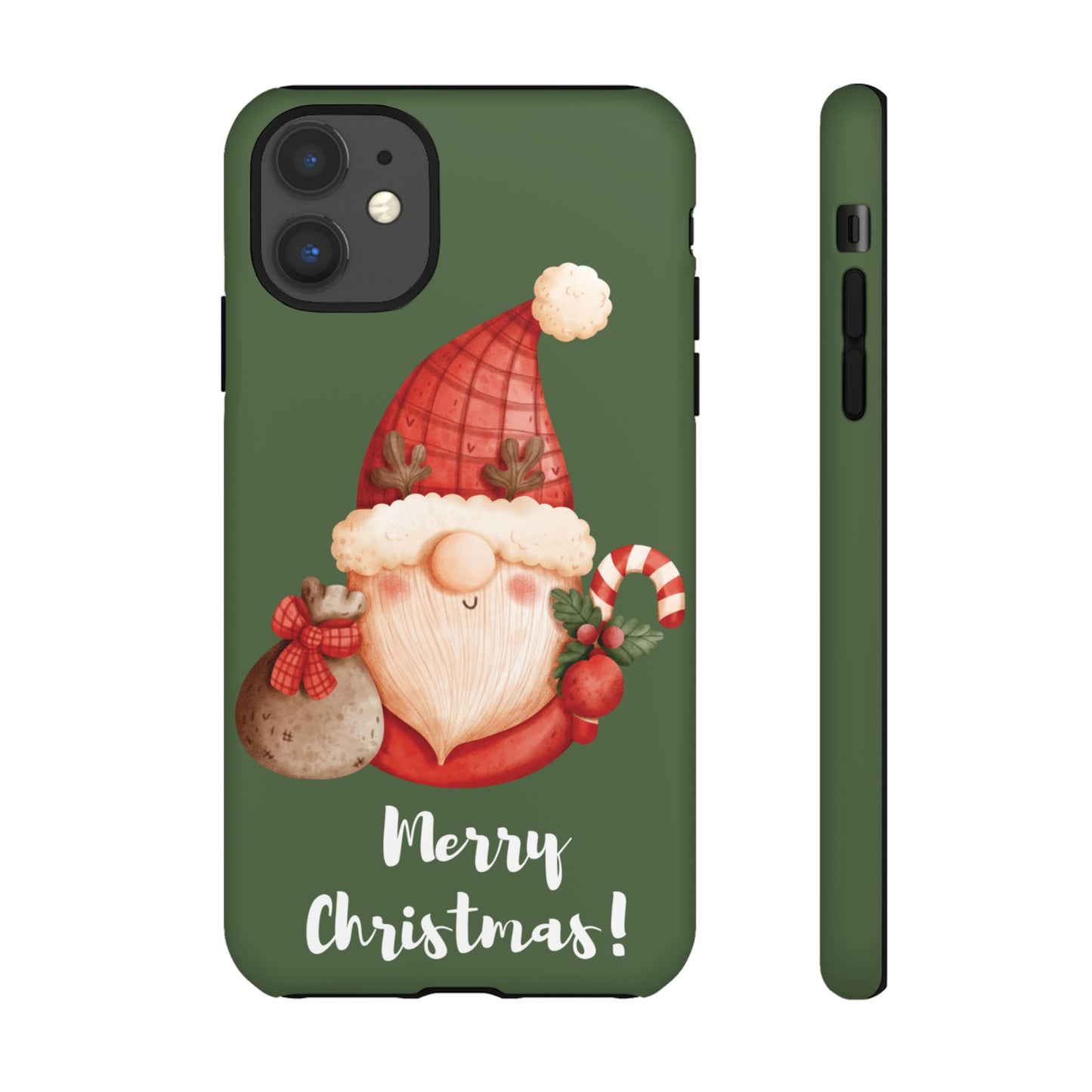 Cute Merry Christmas Wallpaper Phone Case | iPhone 15 Plus/ Pro, 14, 13, 12| Google Pixel 7, Pro, 5| Samsung Galaxy S23 All Major Phone Models