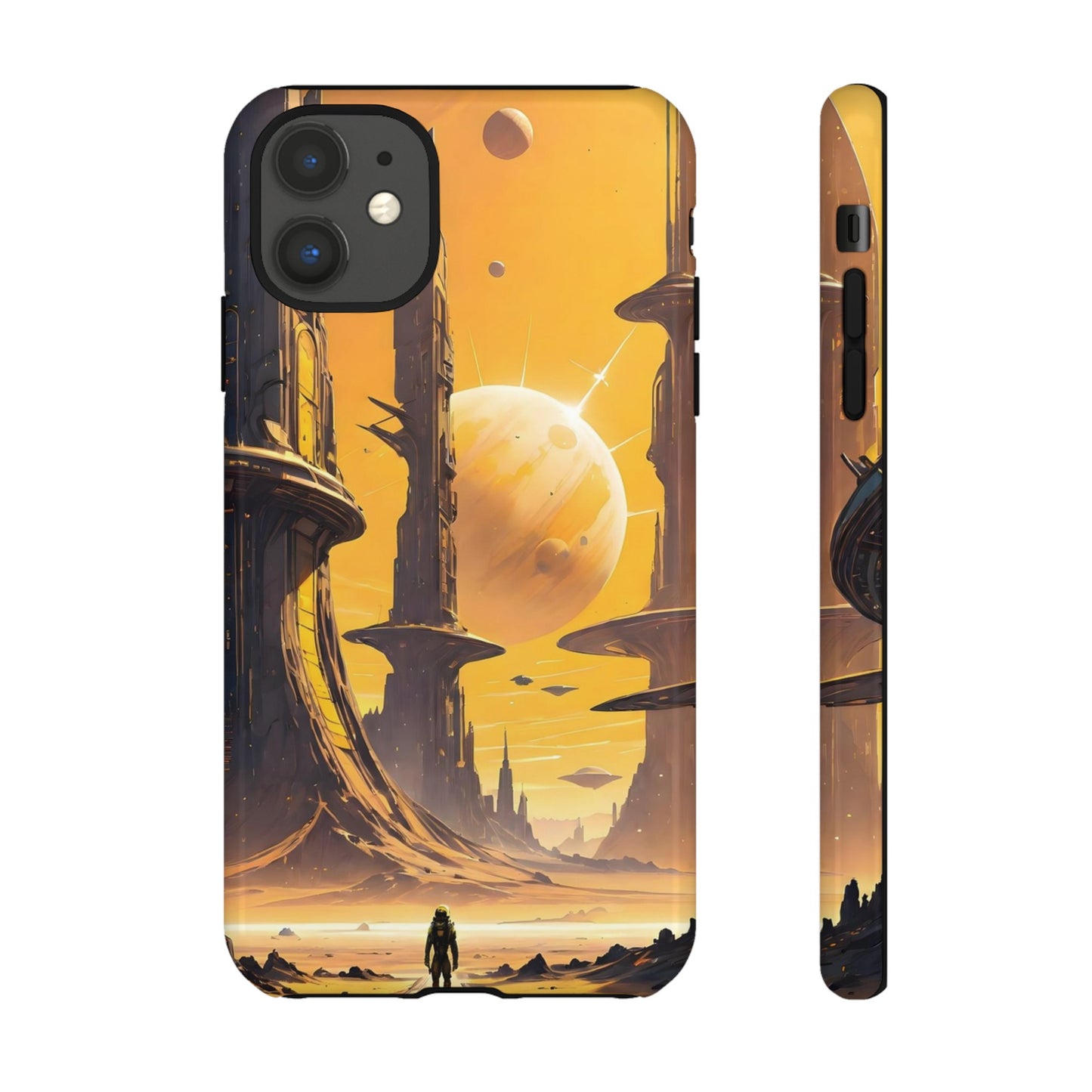 Distant Planets Sci Fi Wallpaper Phone Case | iPhone 15 Plus/ Pro, 14, 13, 12| Google Pixel 7, Pro, 5| Samsung Galaxy S23 All Major Phone Models