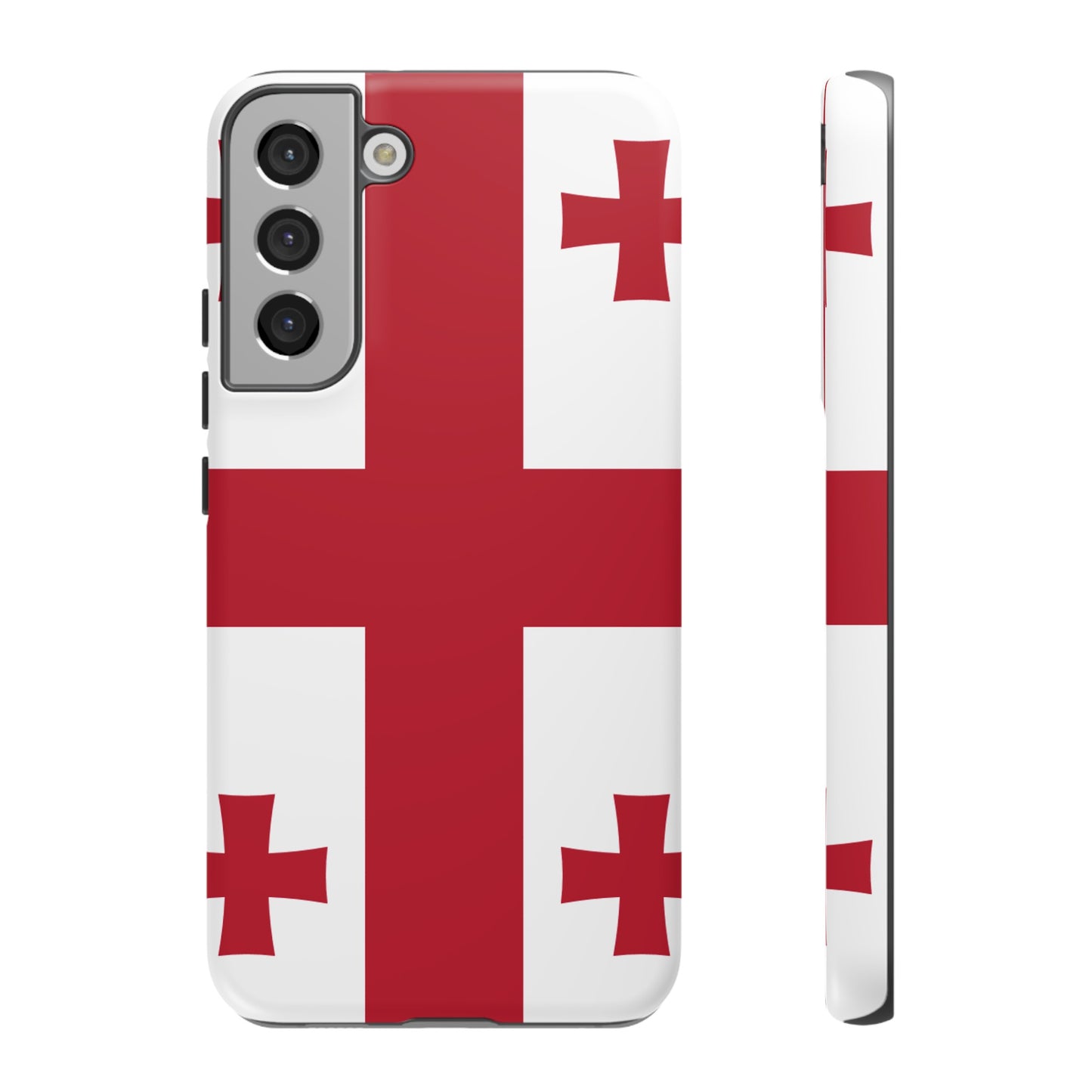 Georgia Flag Phone Case | iPhone 15 Plus/ Pro, 14, 13, 12| Google Pixel 7, Pro, 5| Samsung Galaxy S23 All Major Phone Models