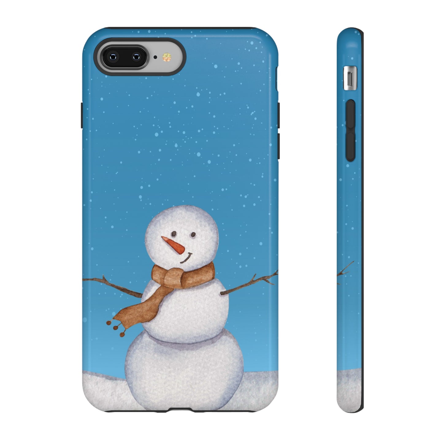 Snowman Wallpaper Phone Case | iPhone 15 Plus/ Pro, 14, 13, 12| Google Pixel 7, Pro, 5| Samsung Galaxy S23 All Major Phone Models