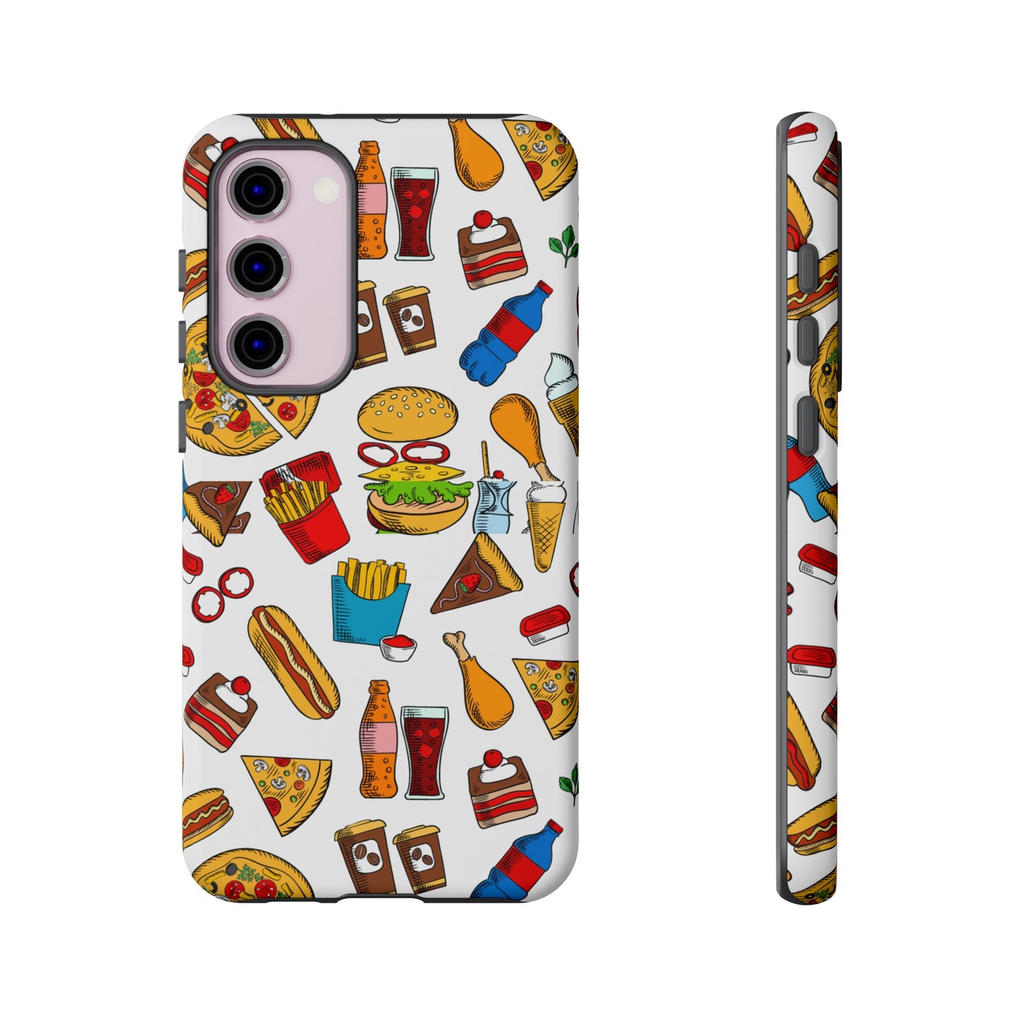 Fast Food Wallpaper Phone Case | iPhone 15 Plus/ Pro, 14, 13, 12| Google Pixel 7, Pro, 5| Samsung Galaxy S23 All Major Phone Models