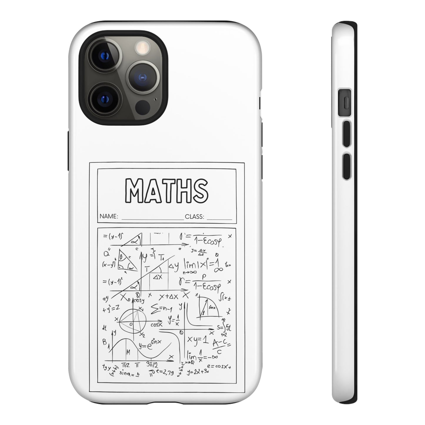 Maths Class Wallpaper Phone Case | iPhone 15 Plus/ Pro, 14, 13, 12| Google Pixel 7, Pro, 5| Samsung Galaxy S23 All Major Phone Models