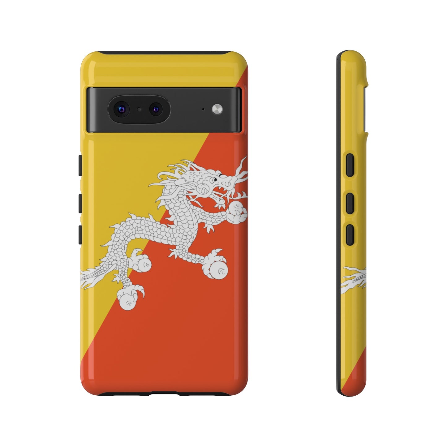 Bhutan Flag Phone Case | iPhone 15 Plus/ Pro, 14, 13, 12| Google Pixel 7, Pro, 5| Samsung Galaxy S23 All Major Phone Models