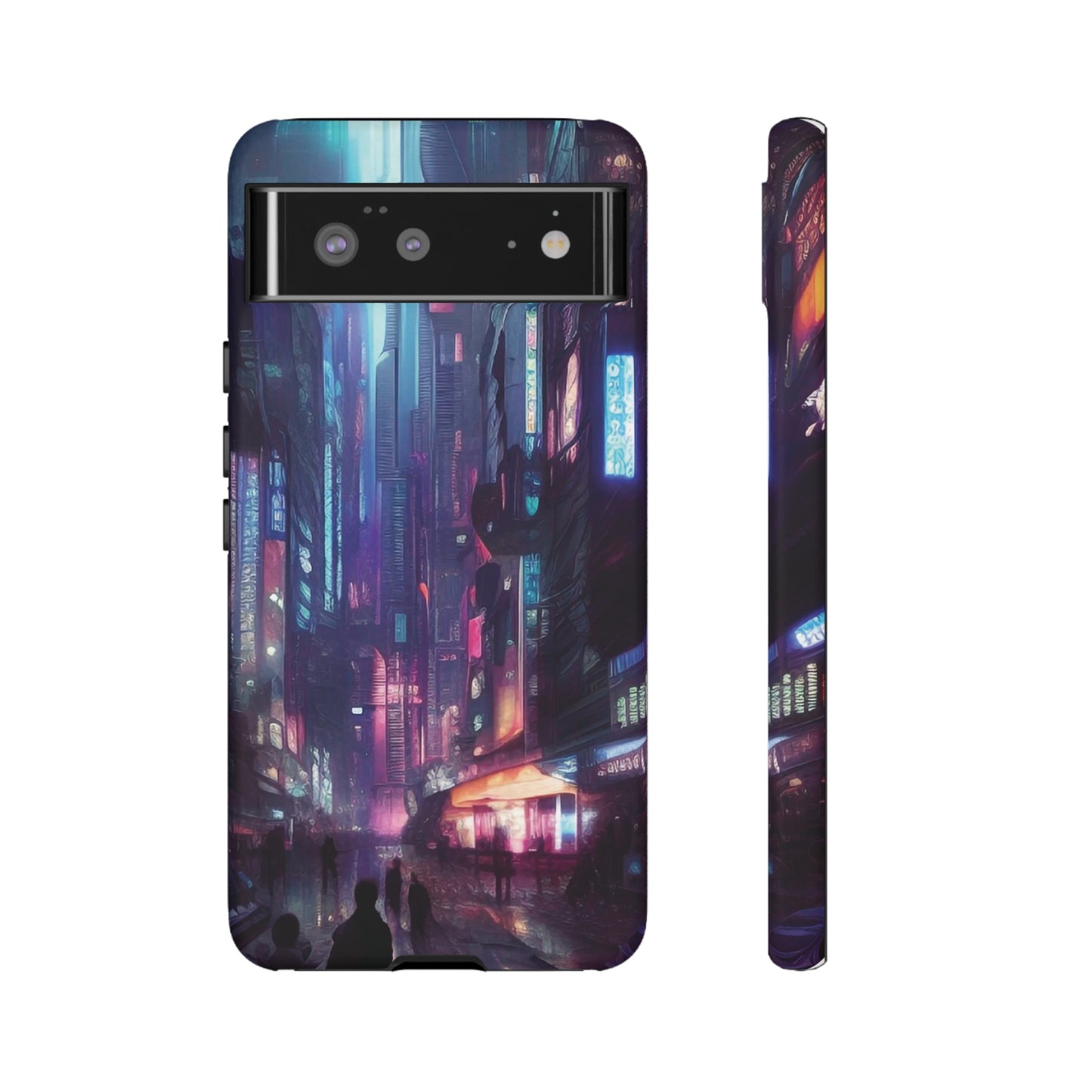 Futuristic Sci-Fi City Wallpaper Phone Case | iPhone 15 Plus/ Pro, 14, 13, 12| Google Pixel 7, Pro, 5| Samsung Galaxy S23 All Major Phone Models