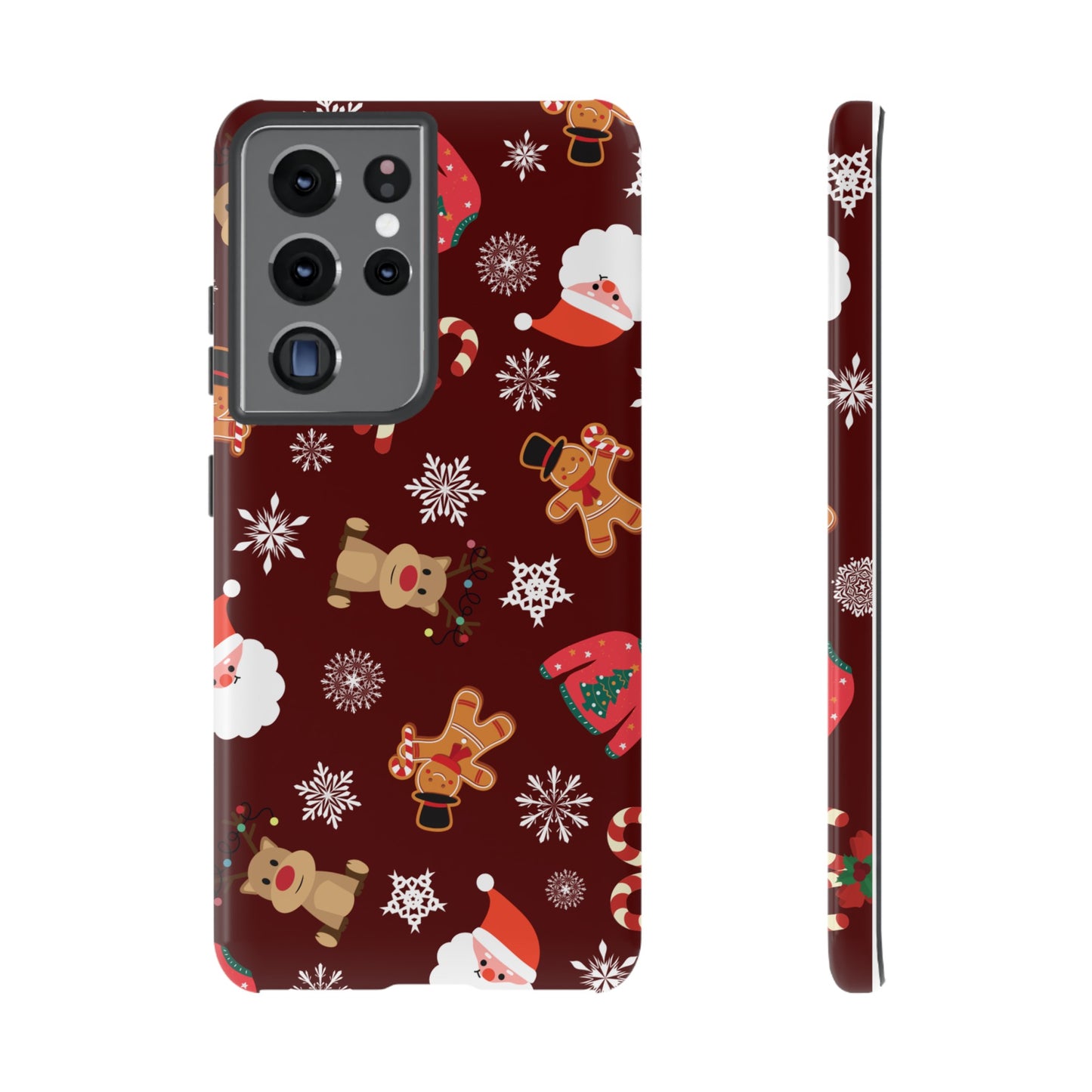 Festive Christmas Wallpaper Phone Case | iPhone 15 Plus/ Pro, 14, 13, 12| Google Pixel 7, Pro, 5| Samsung Galaxy S23 All Major Phone Models