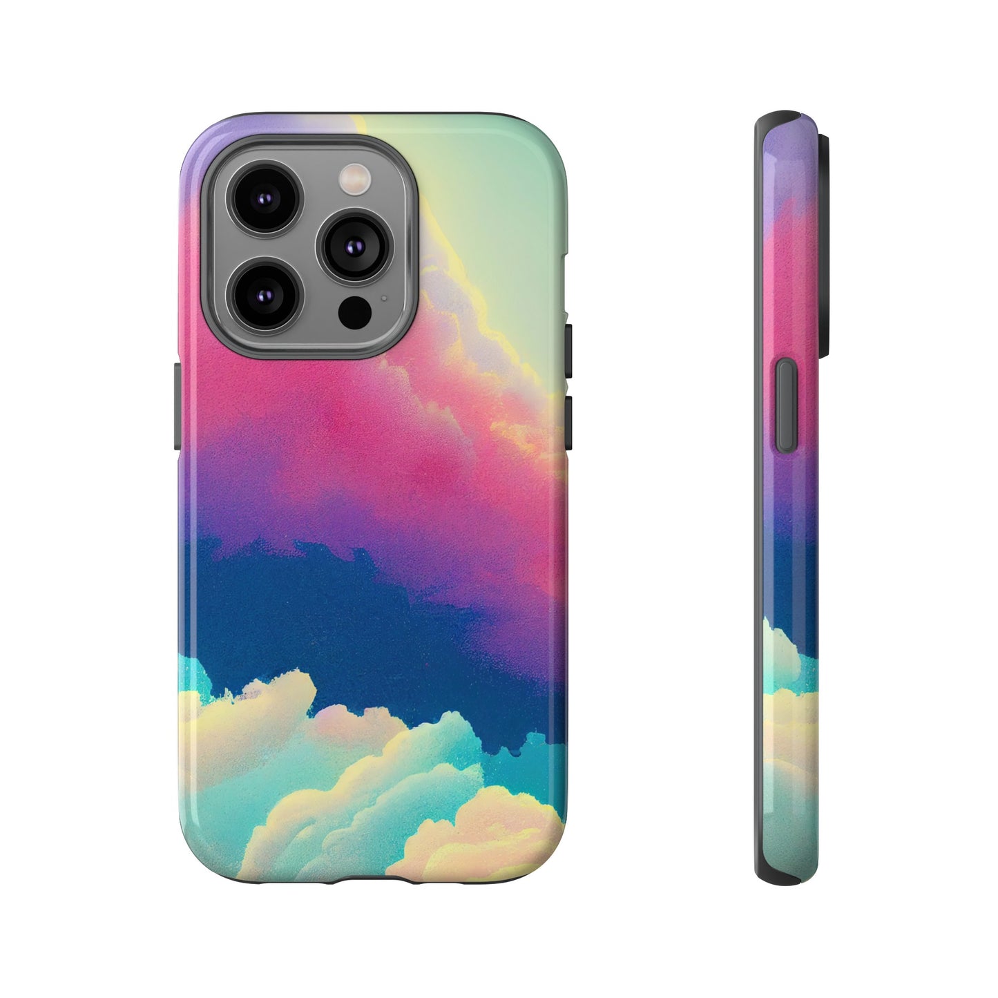 Colourful Clouds Wallpaper Phone Case | iPhone 15 Plus/ Pro, 14, 13, 12| Google Pixel 7, Pro, 5| Samsung Galaxy S23 All Major Phone Models