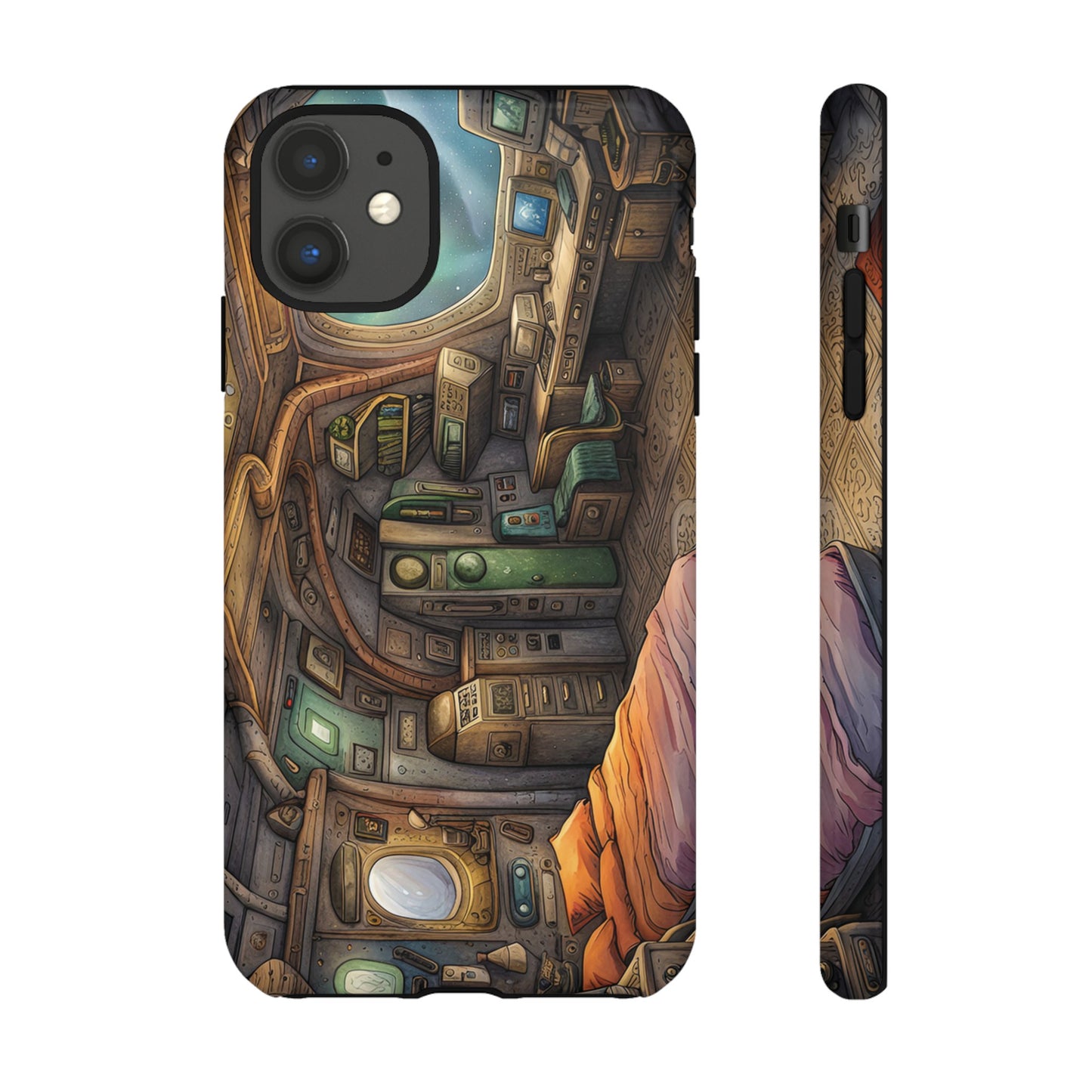 Cosy Spaceship Wallpaper Phone Case | iPhone 15 Plus/ Pro, 14, 13, 12| Google Pixel 7, Pro, 5| Samsung Galaxy S23 All Major Phone Models