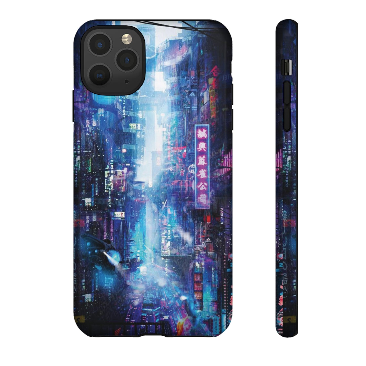 Night Life Futuristic City Wallpaper Phone Case | iPhone 15 Plus/ Pro, 14, 13, 12| Google Pixel 7, Pro, 5| Samsung Galaxy S23 All Major Phone Models