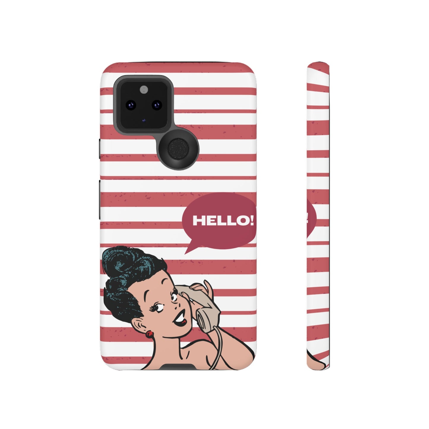 Hello! Wallpaper Phone Case | iPhone 15 Plus/ Pro, 14, 13, 12| Google Pixel 7, Pro, 5| Samsung Galaxy S23 All Major Phone Models