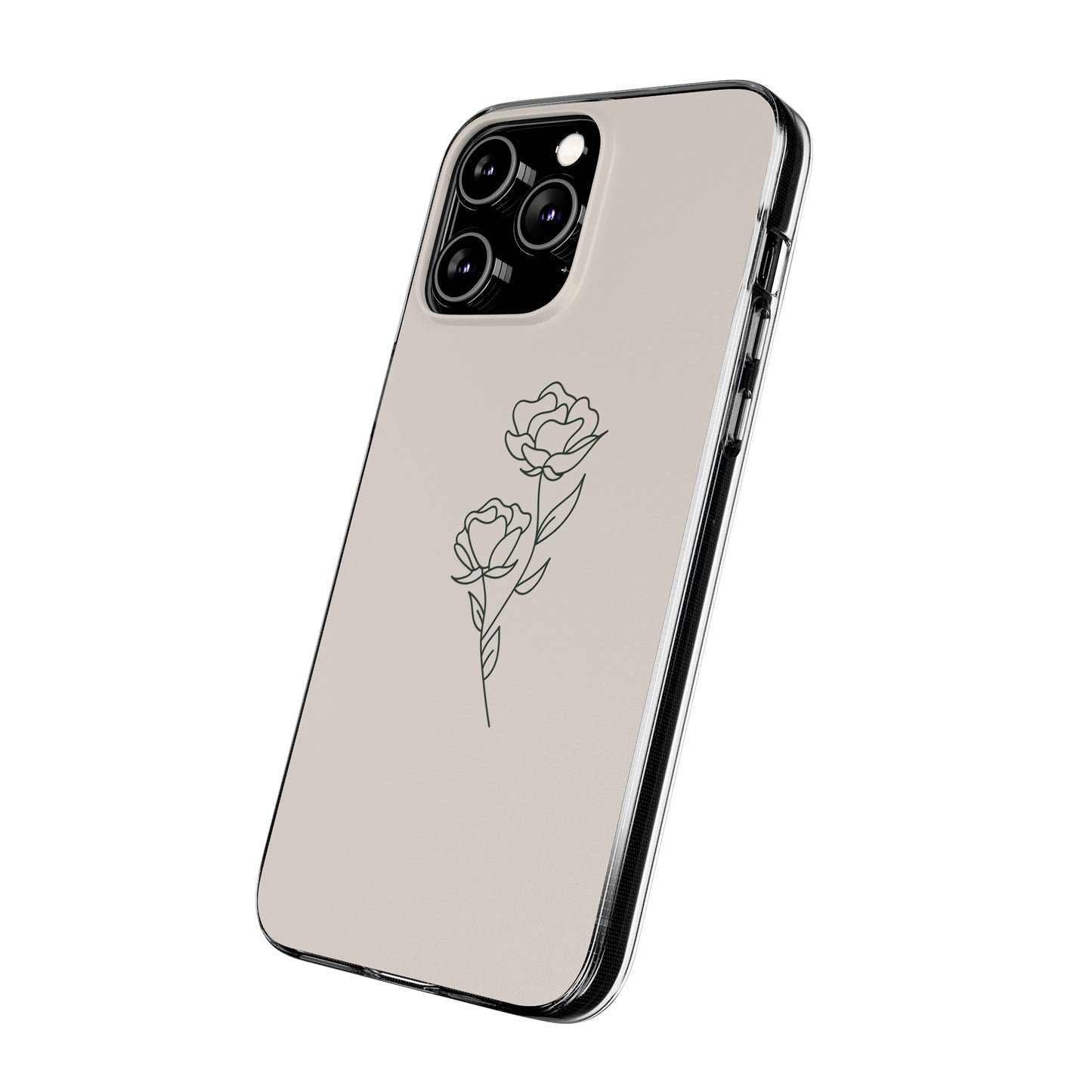 Simple Rose Phone Case | iPhone 15 Plus/ Pro, 14, 13, 12| Google Pixel 7, Pro, 5| Samsung Galaxy S23 All Major Phone Models