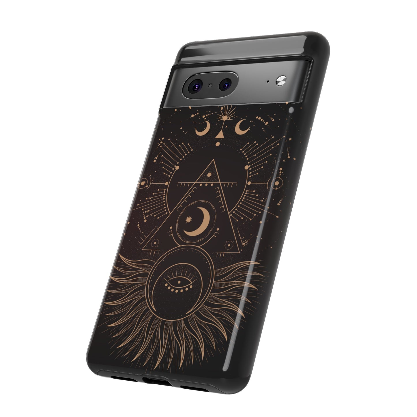 Cosmic Geometry Phone Case | iPhone 15 Plus/ Pro, 14, 13, 12| Google Pixel 7, Pro, 5| Samsung Galaxy S23 All Major Phone Models