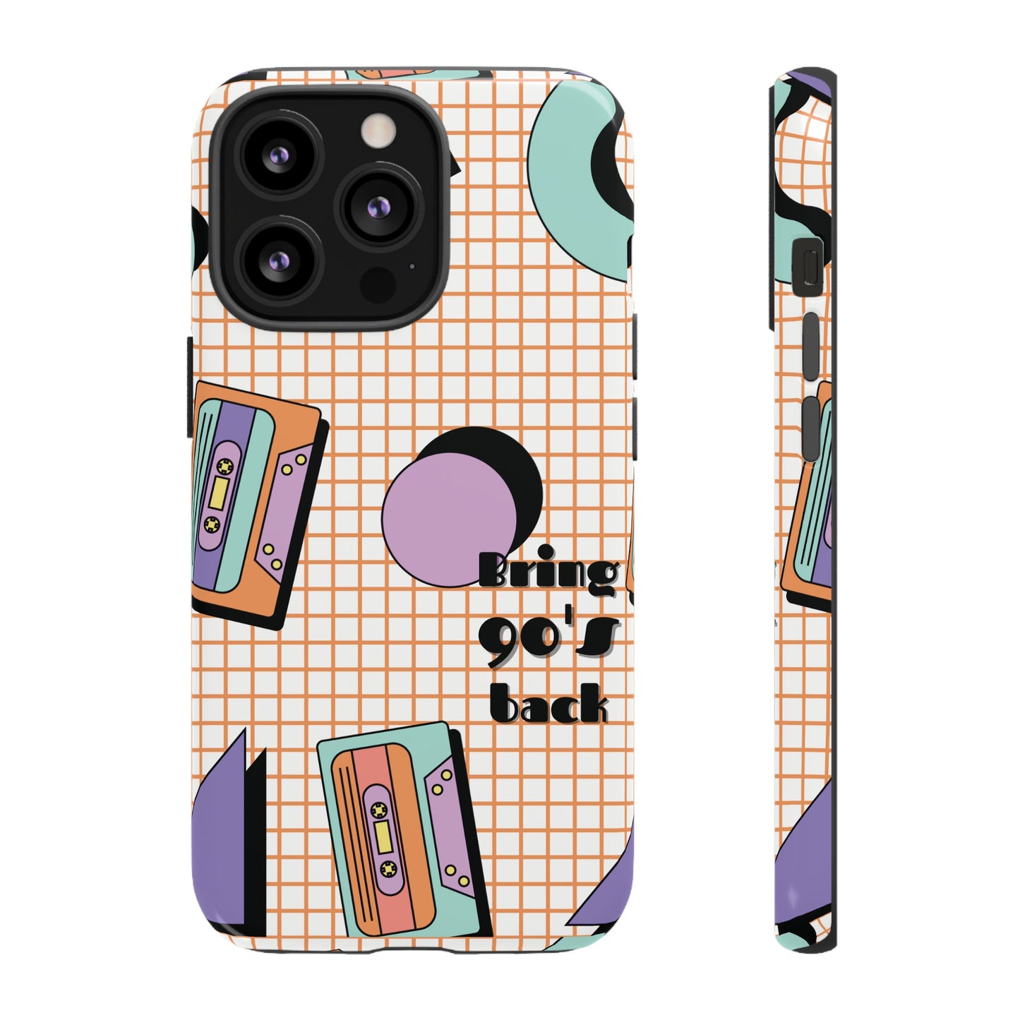 Bring 90's Back Wallpaper Phone Case | iPhone 15 Plus/ Pro, 14, 13, 12| Google Pixel 7, Pro, 5| Samsung Galaxy S23 All Major Phone Models