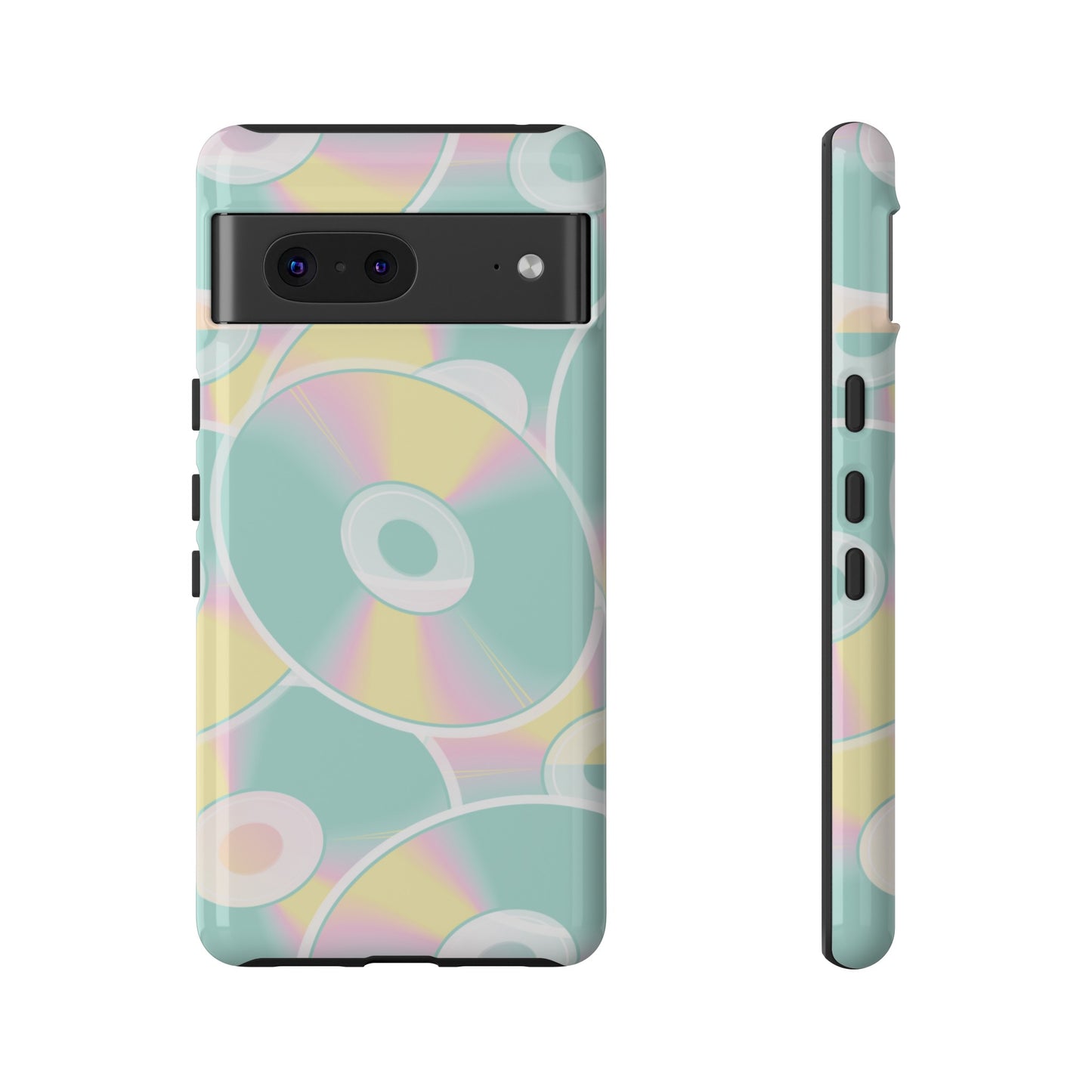 90's CD Wallpaper Phone Case | iPhone 15 Plus/ Pro, 14, 13, 12| Google Pixel 7, Pro, 5| Samsung Galaxy S23 All Major Phone Models