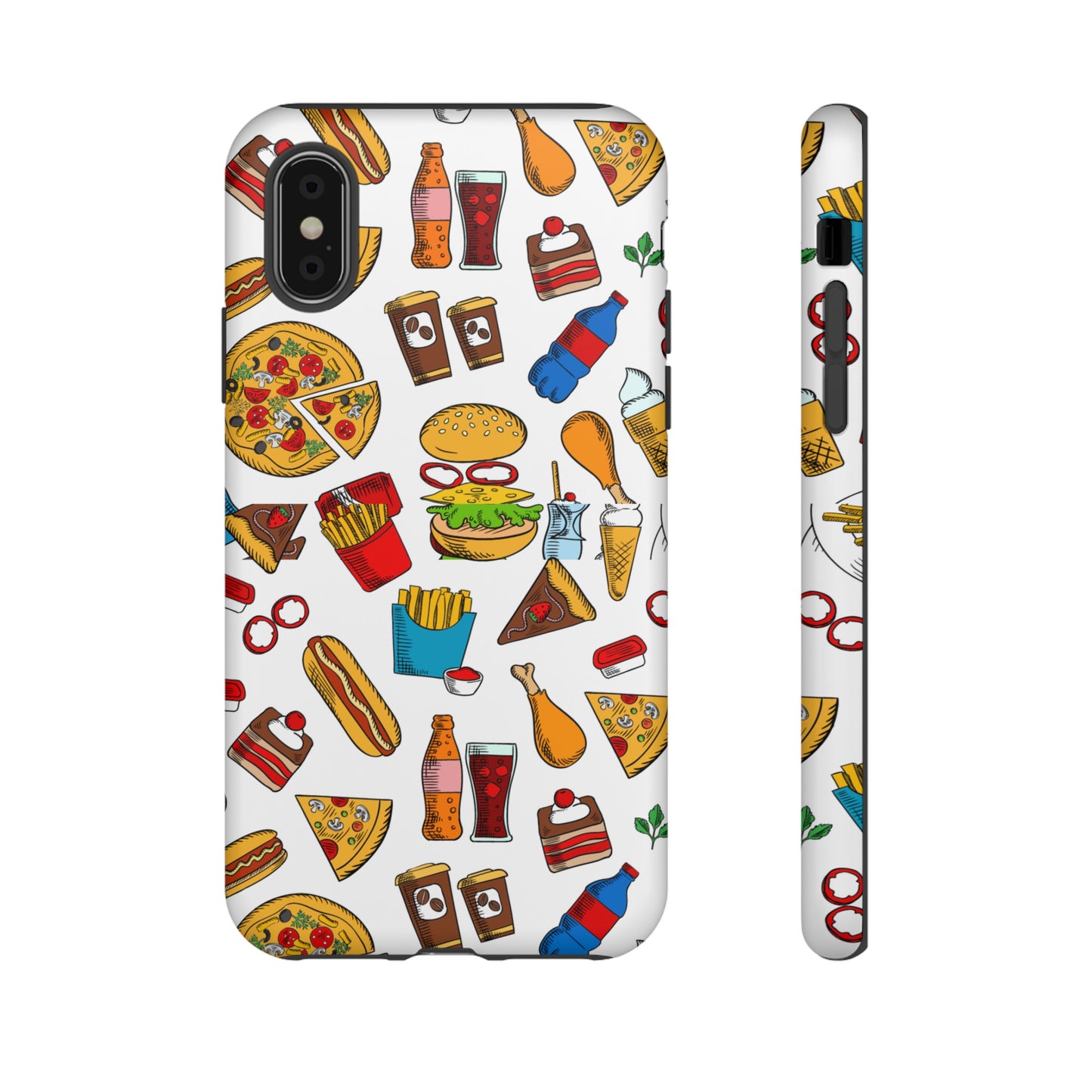 Fast Food Wallpaper Phone Case | iPhone 15 Plus/ Pro, 14, 13, 12| Google Pixel 7, Pro, 5| Samsung Galaxy S23 All Major Phone Models