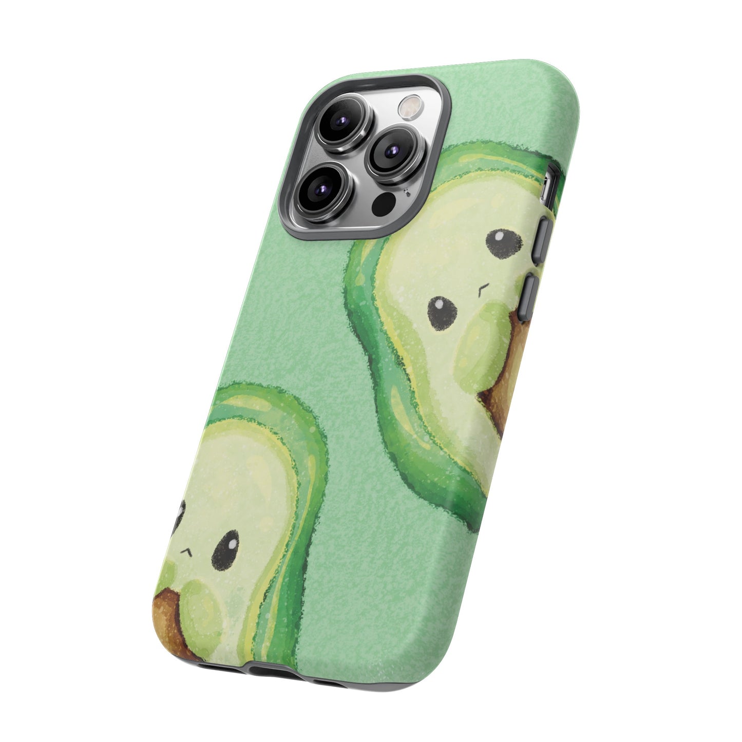 Avocado Friends Wallpaper Phone Case | iPhone 15 Plus/ Pro, 14, 13, 12| Google Pixel 7, Pro, 5| Samsung Galaxy S23 All Major Phone Models