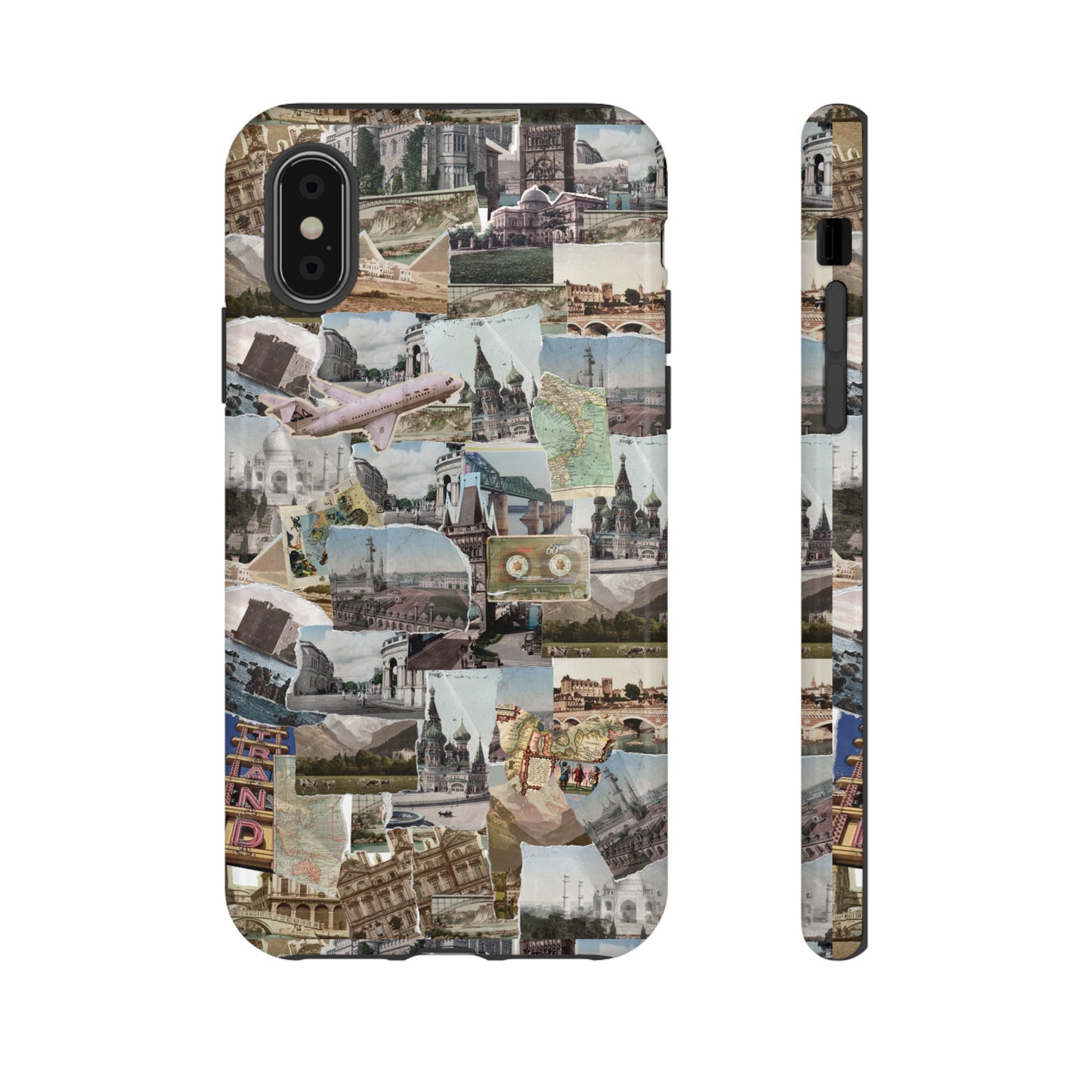 Travel Collage Wallpaper Phone Case | iPhone 15 Plus/ Pro, 14, 13, 12| Google Pixel 7, Pro, 5| Samsung Galaxy S23 All Major Phone Models