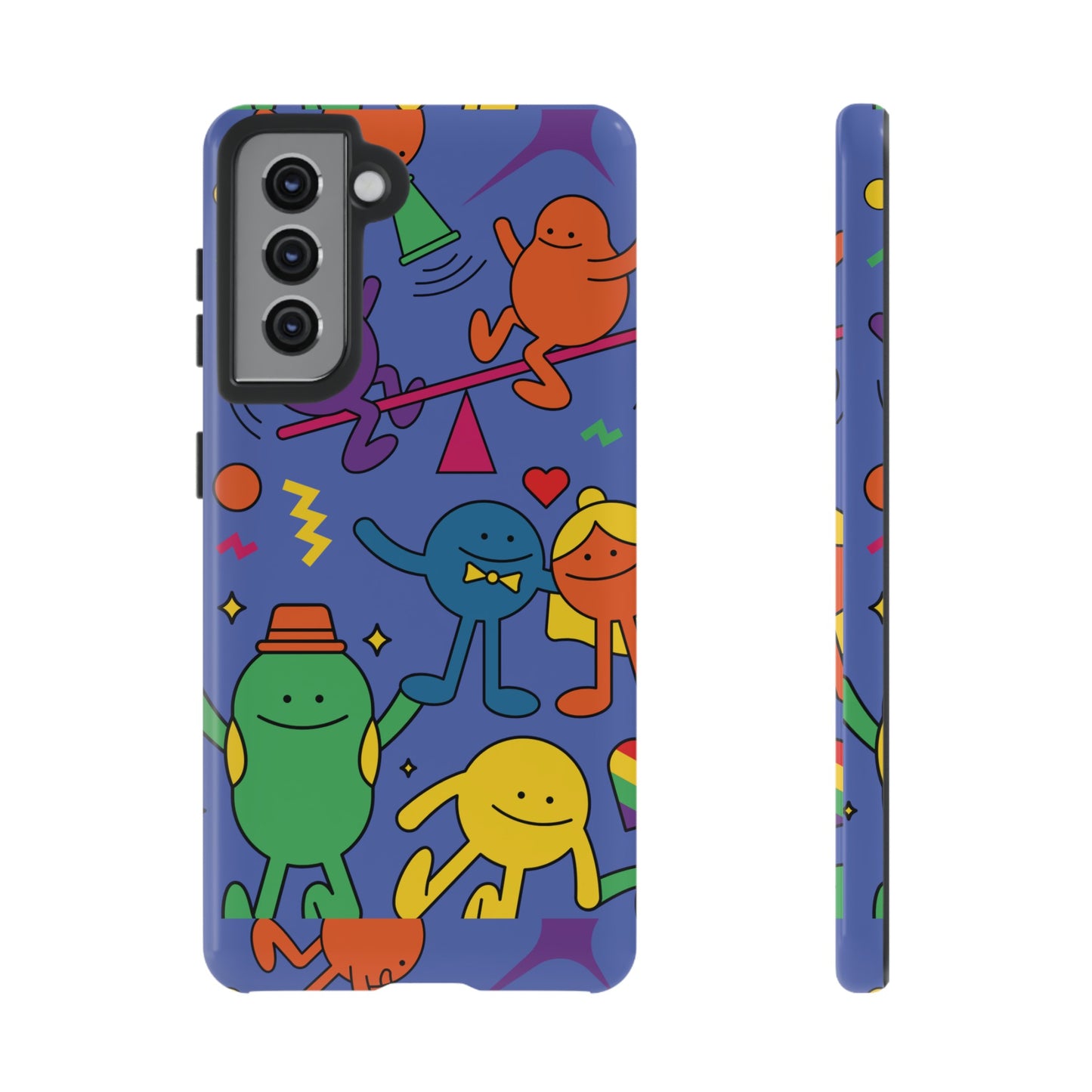 Colourful Cartoon Wallpaper Phone Case | iPhone 15 Plus/ Pro, 14, 13, 12| Google Pixel 7, Pro, 5| Samsung Galaxy S23 All Major Phone Models