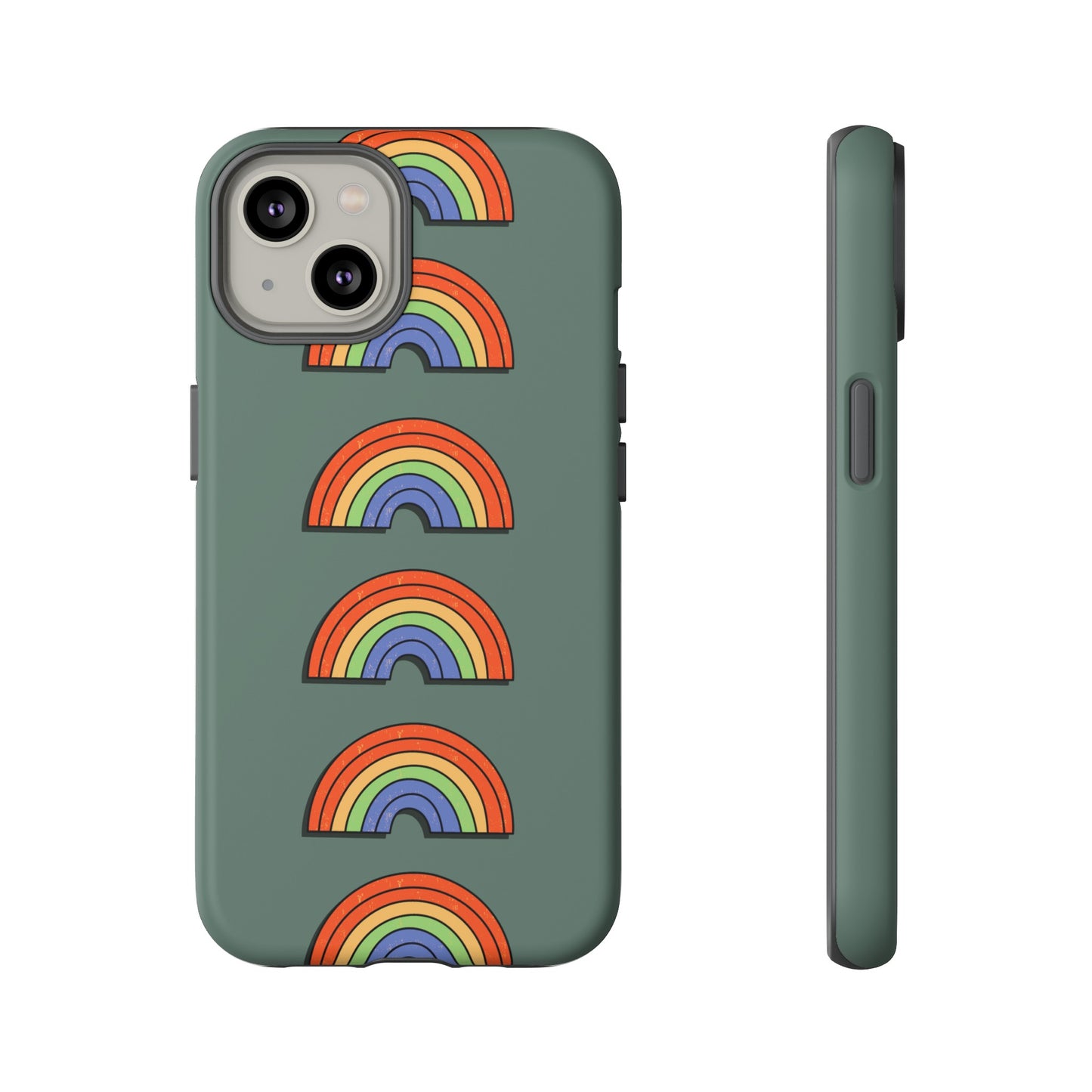 Rainbow Wallpaper Phone Case | iPhone 15 Plus/ Pro, 14, 13, 12| Google Pixel 7, Pro, 5| Samsung Galaxy S23 All Major Phone Models