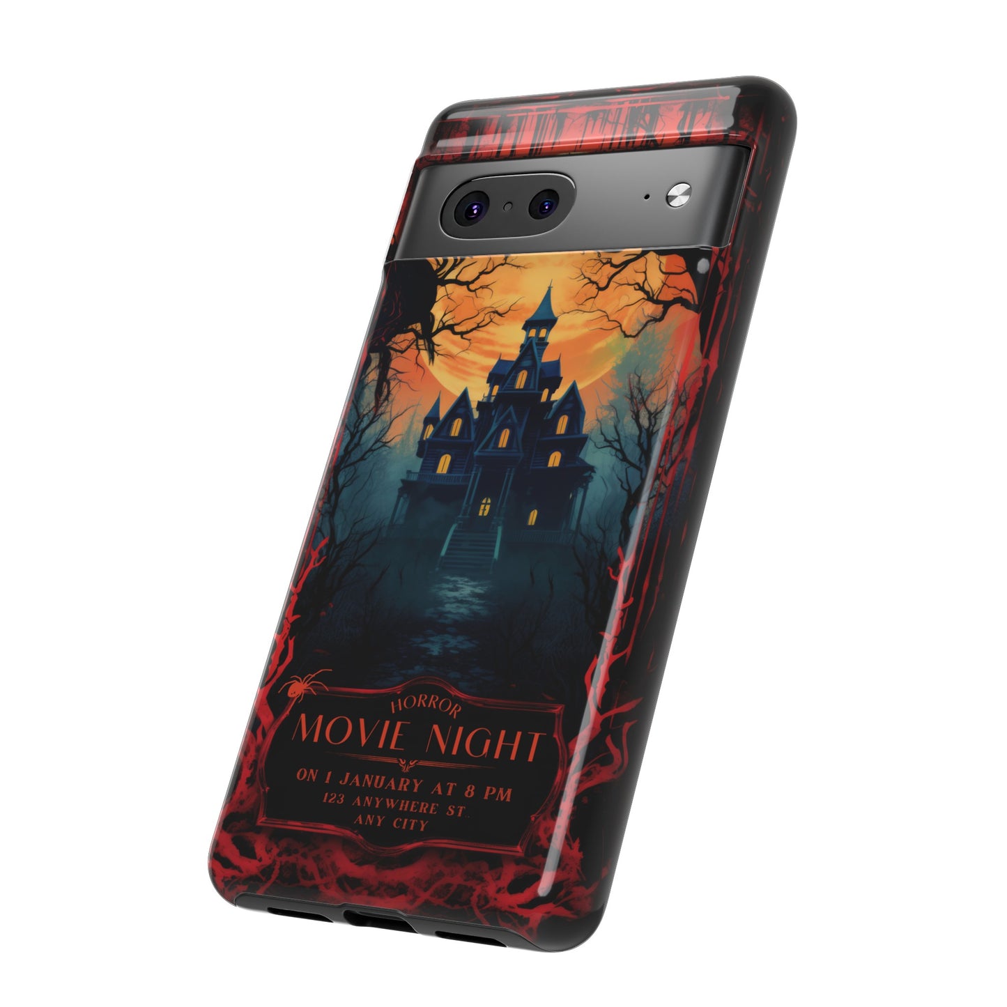 Horror Movie Night Phone Case | iPhone 15 Plus/ Pro, 14, 13, 12| Google Pixel 7, Pro, 5| Samsung Galaxy S23 All Major Phone Models