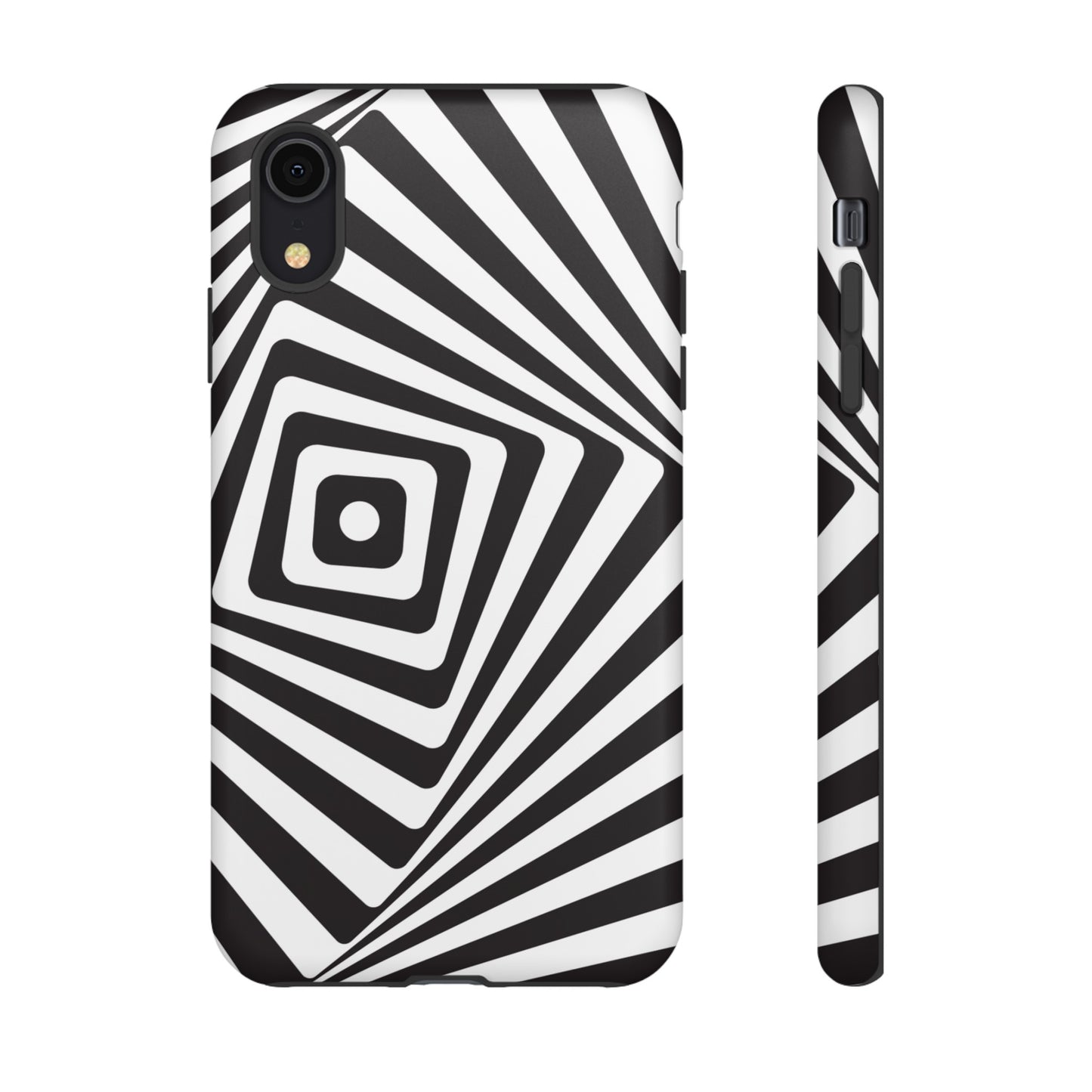 Black & White Spiral Wallpaper Phone Case | iPhone 15 Plus/ Pro, 14, 13, 12| Google Pixel 7, Pro, 5| Samsung Galaxy S23 All Major Phone Models