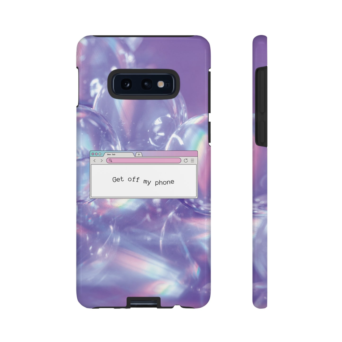 Get Off My Phone Wallpaper Phone Case | iPhone 15 Plus/ Pro, 14, 13, 12| Google Pixel 7, Pro, 5| Samsung Galaxy S23 All Major Phone Models