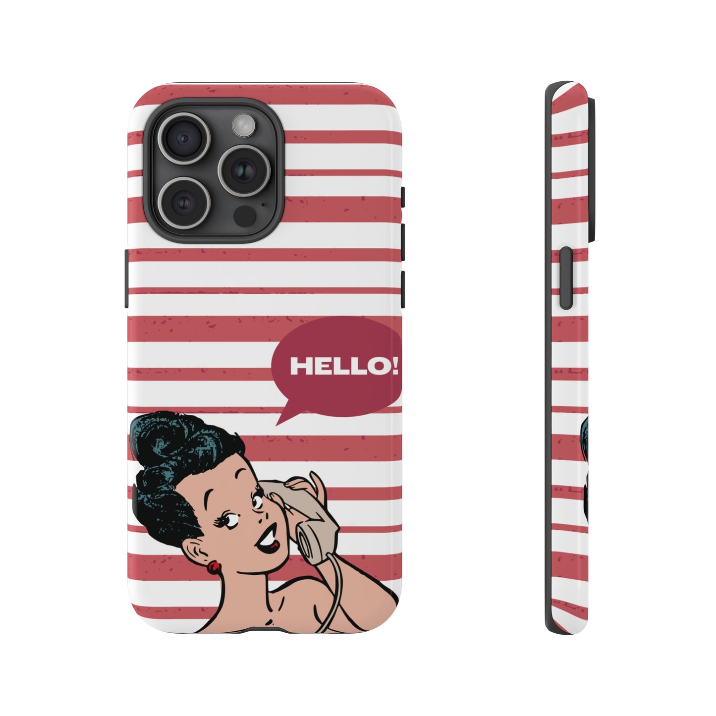 Hello! Wallpaper Phone Case | iPhone 15 Plus/ Pro, 14, 13, 12| Google Pixel 7, Pro, 5| Samsung Galaxy S23 All Major Phone Models