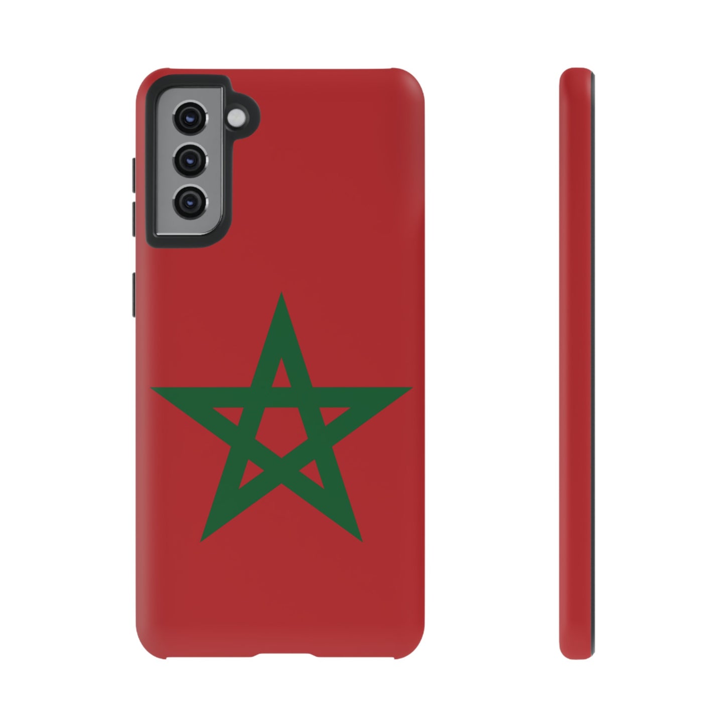 Morocco Flag Phone Case | iPhone 15 Plus/ Pro, 14, 13, 12| Google Pixel 7, Pro, 5| Samsung Galaxy S23 All Major Phone Models