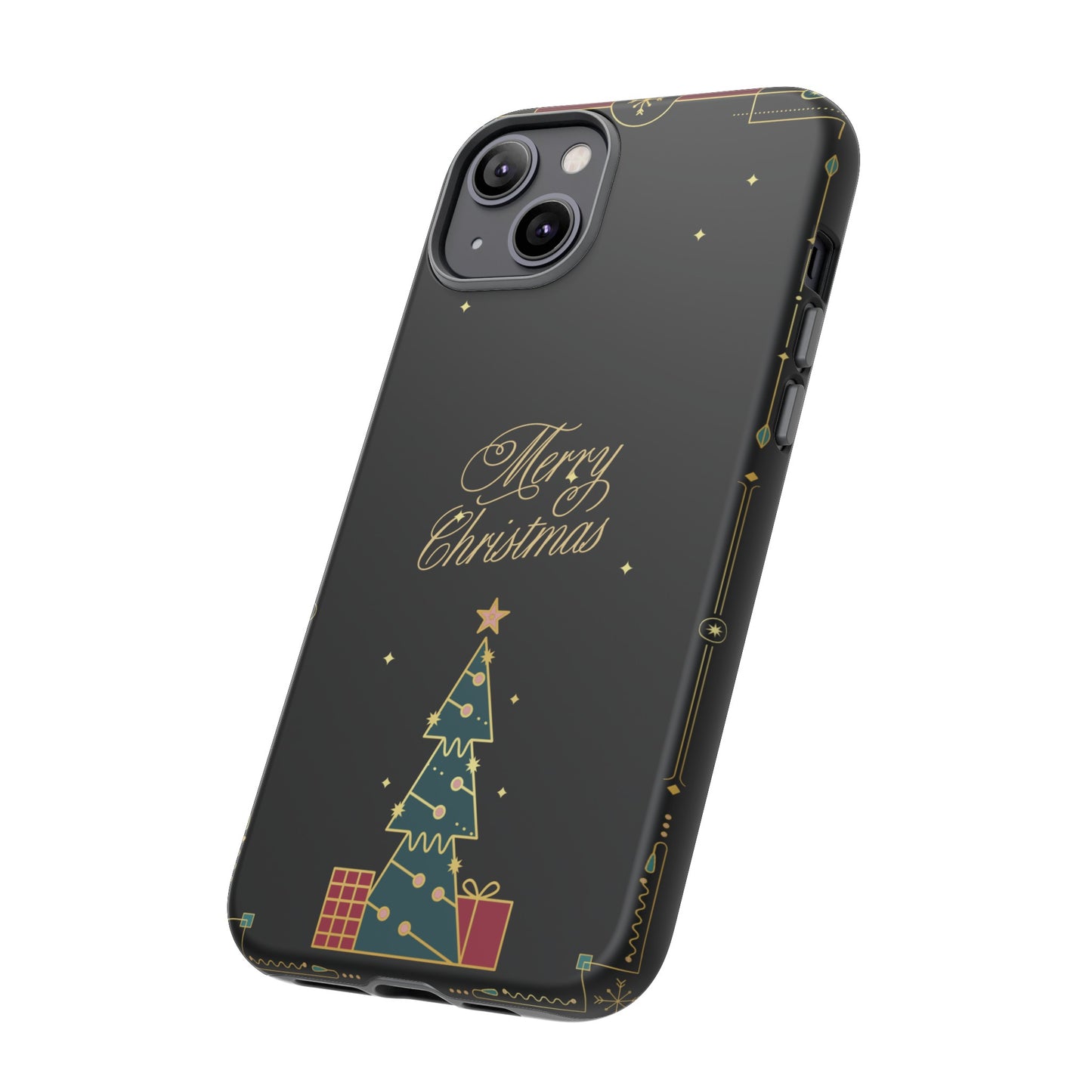 Christmas Tree Wallpaper Phone Case | iPhone 15 Plus/ Pro, 14, 13, 12| Google Pixel 7, Pro, 5| Samsung Galaxy S23 All Major Phone Models