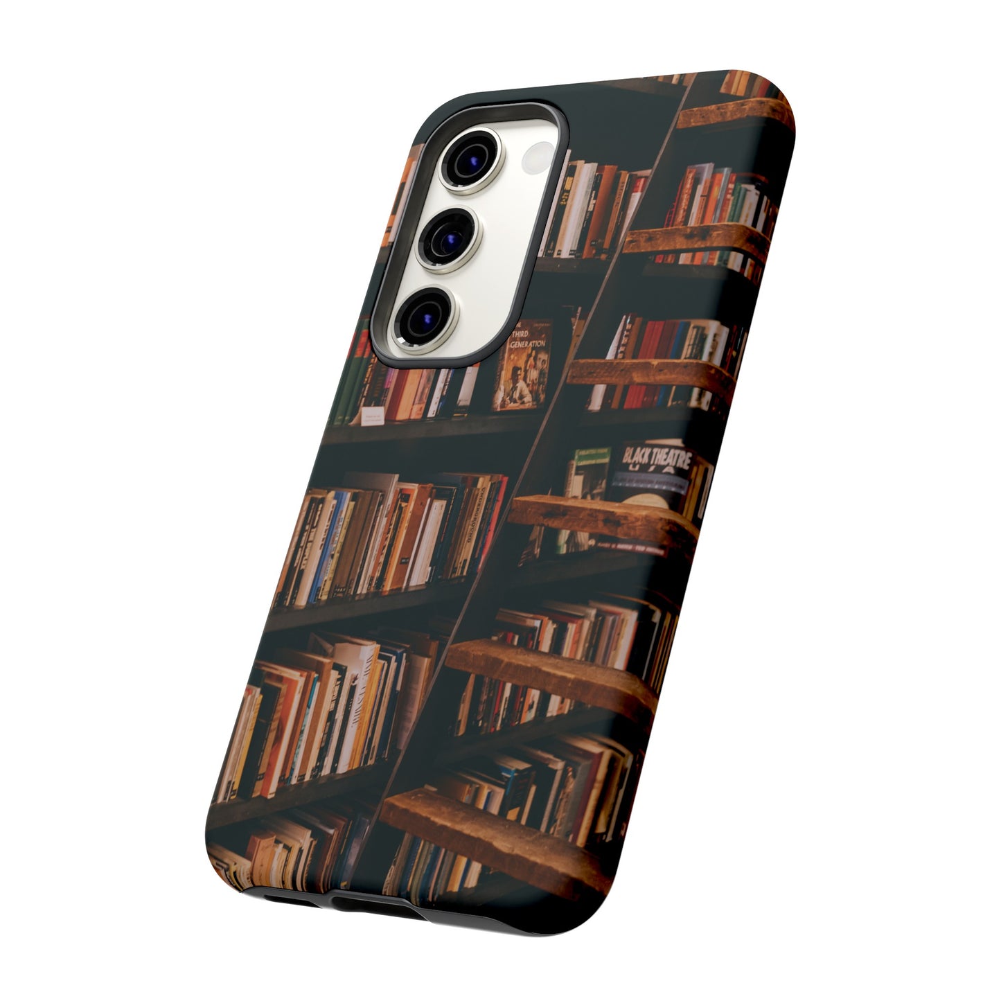 Bookcase Wallpaper Phone Case | iPhone 15 Plus/ Pro, 14, 13, 12| Google Pixel 7, Pro, 5| Samsung Galaxy S23 All Major Phone Models