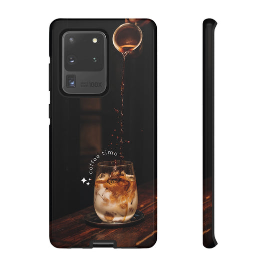 Coffee Time Wallpaper Phone Case | iPhone 15 Plus/ Pro, 14, 13, 12| Google Pixel 7, Pro, 5| Samsung Galaxy S23 All Major Phone Models