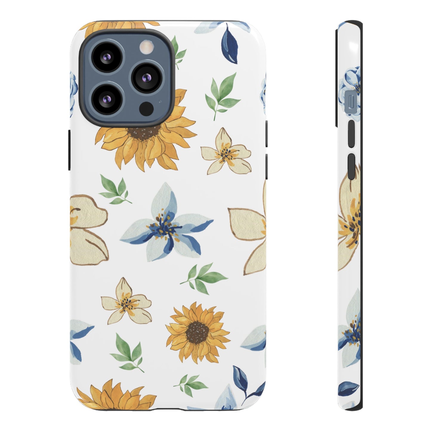 Beautiful Watercolour Flower Wallpaper Phone Case | iPhone 15 Plus/ Pro, 14, 13, 12| Google Pixel 7, Pro, 5| Samsung Galaxy S23 All Major Phone Models