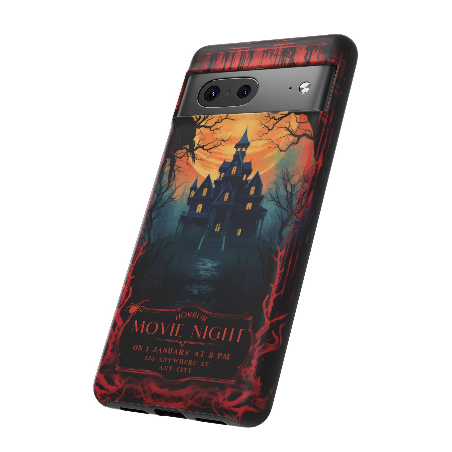 Horror Movie Night Phone Case | iPhone 15 Plus/ Pro, 14, 13, 12| Google Pixel 7, Pro, 5| Samsung Galaxy S23 All Major Phone Models