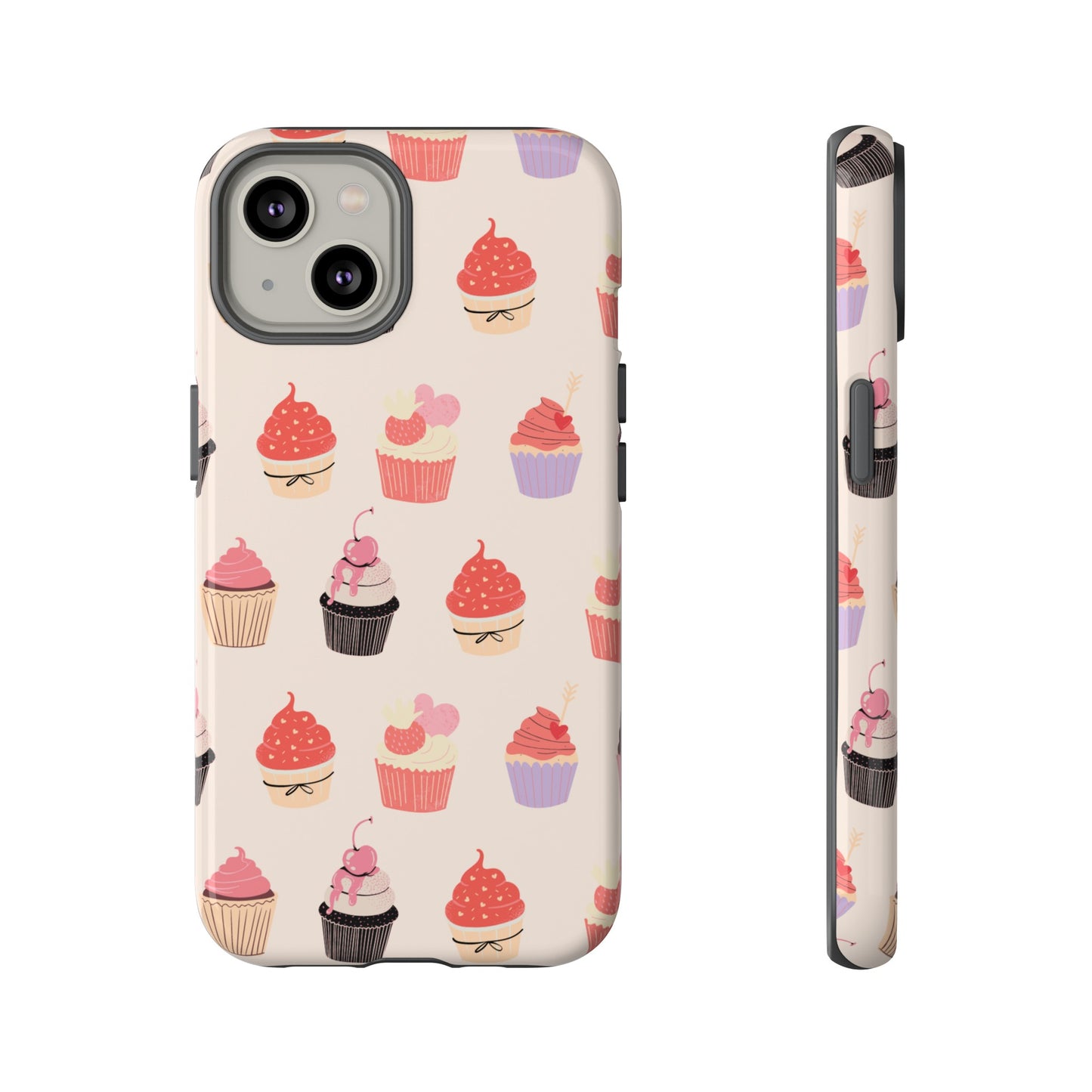 Cupcake Collage Wallpaper Phone Case | iPhone 15 Plus/ Pro, 14, 13, 12| Google Pixel 7, Pro, 5| Samsung Galaxy S23 All Major Phone Models