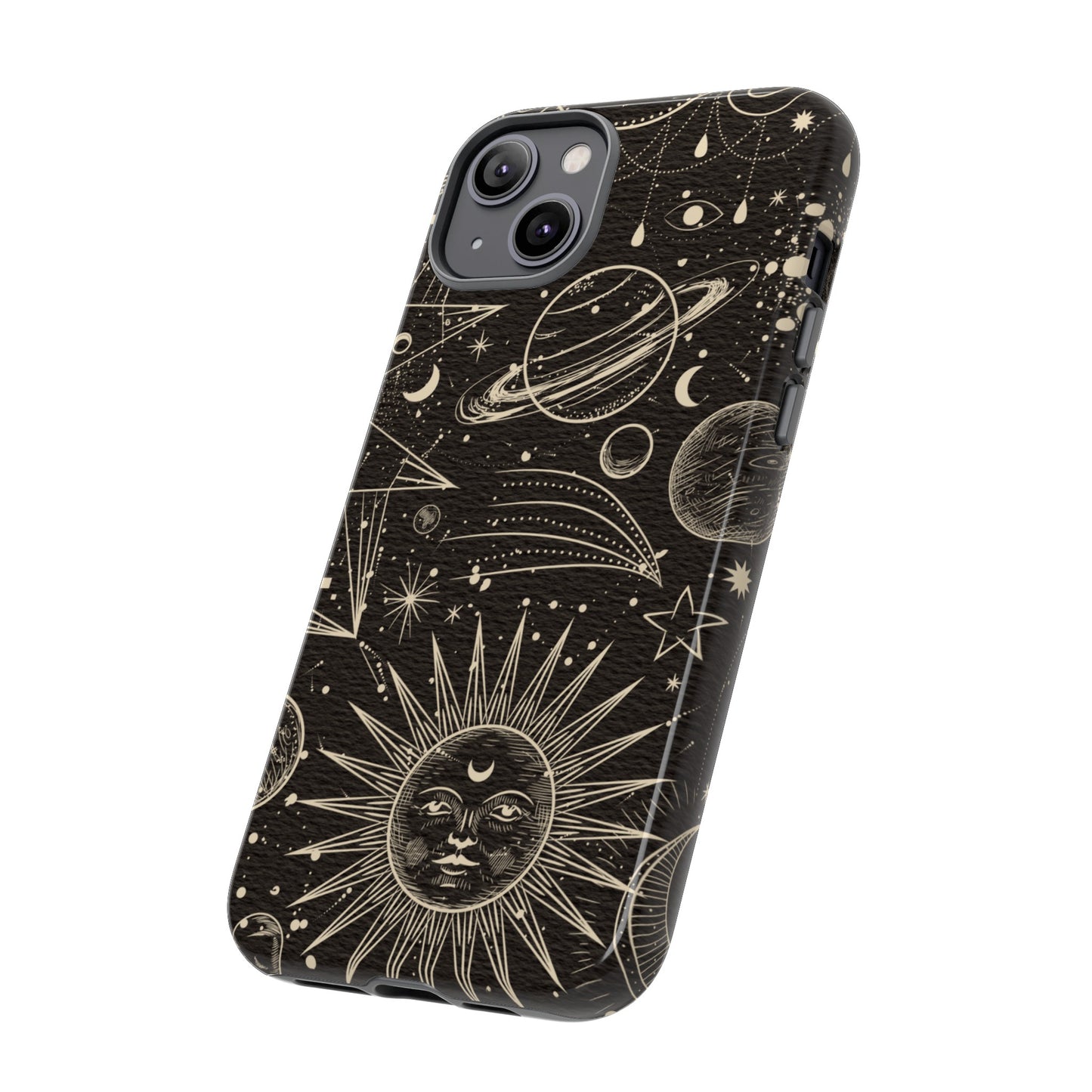 Golden Universe Wallpaper Phone Case | iPhone 15 Plus/ Pro, 14, 13, 12| Google Pixel 7, Pro, 5| Samsung Galaxy S23 All Major Phone Models