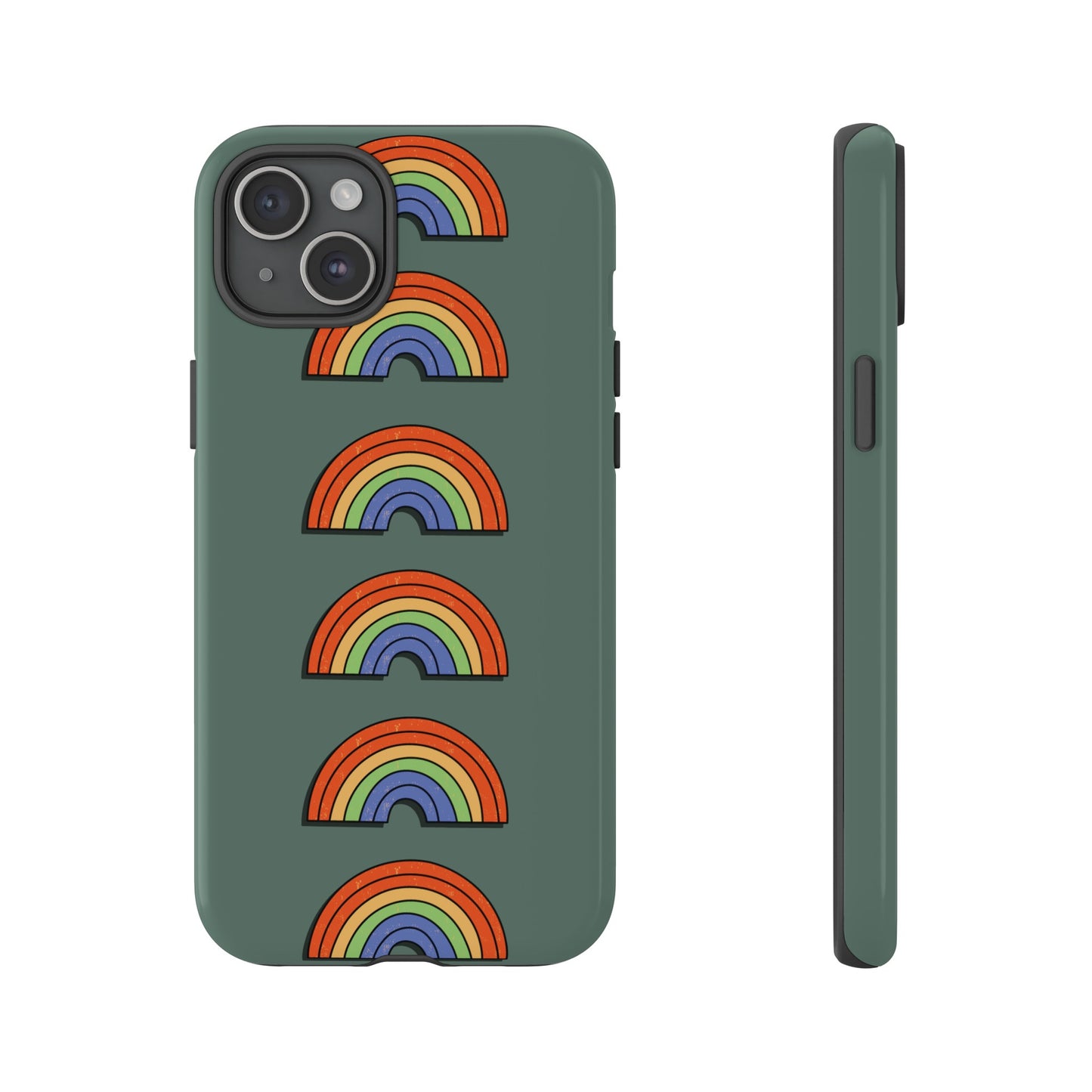 Rainbow Wallpaper Phone Case | iPhone 15 Plus/ Pro, 14, 13, 12| Google Pixel 7, Pro, 5| Samsung Galaxy S23 All Major Phone Models